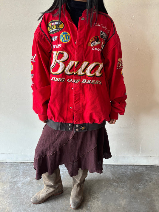 Vintage Budweiser Racing NASCAR Jacket