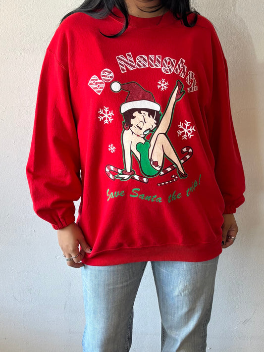 Vintage Betty Boop Christmas Crewneck