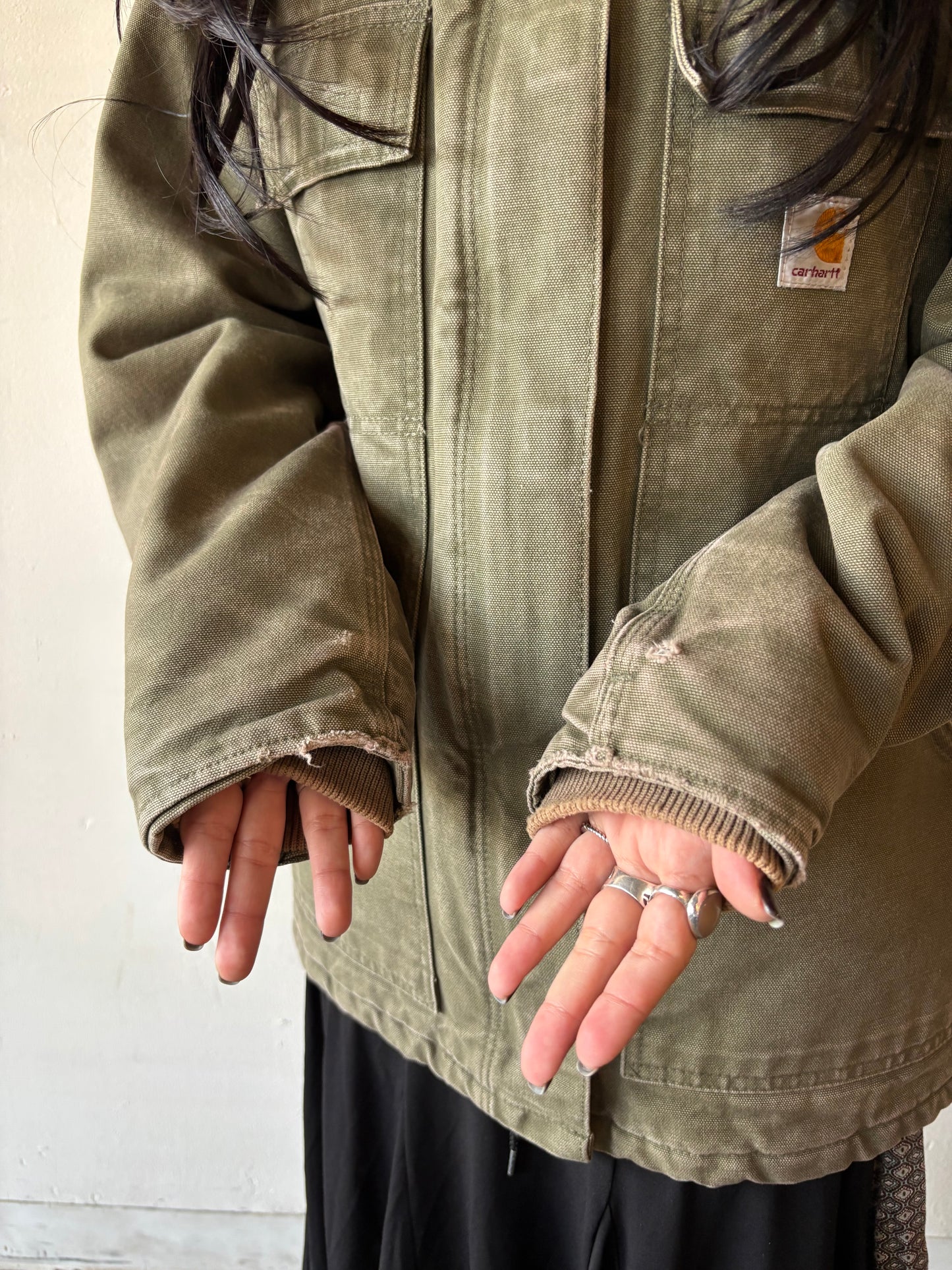 Carhartt Green Work Wear Jacket