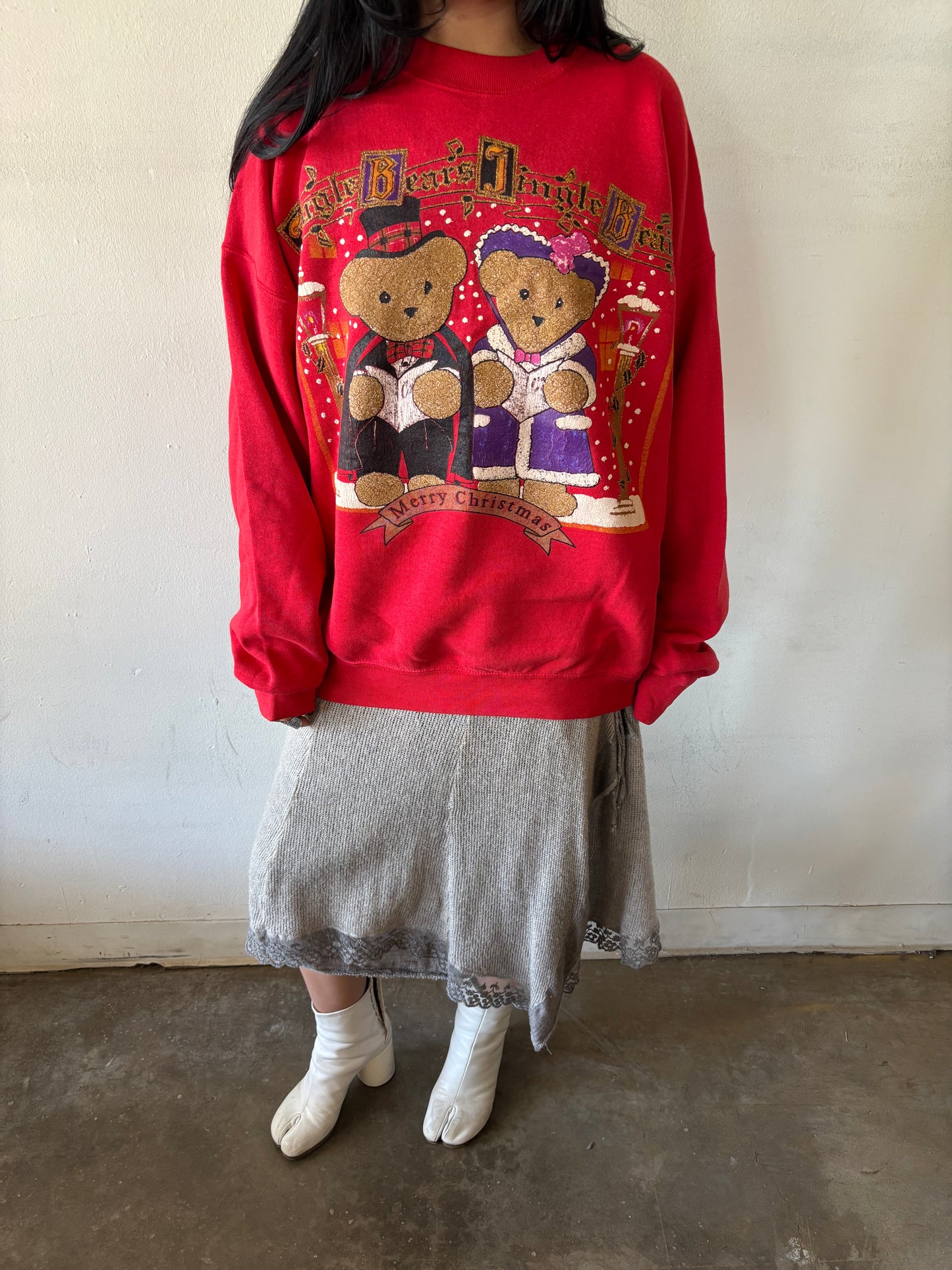 Vintage Jingle Bears Christmas Crewneck