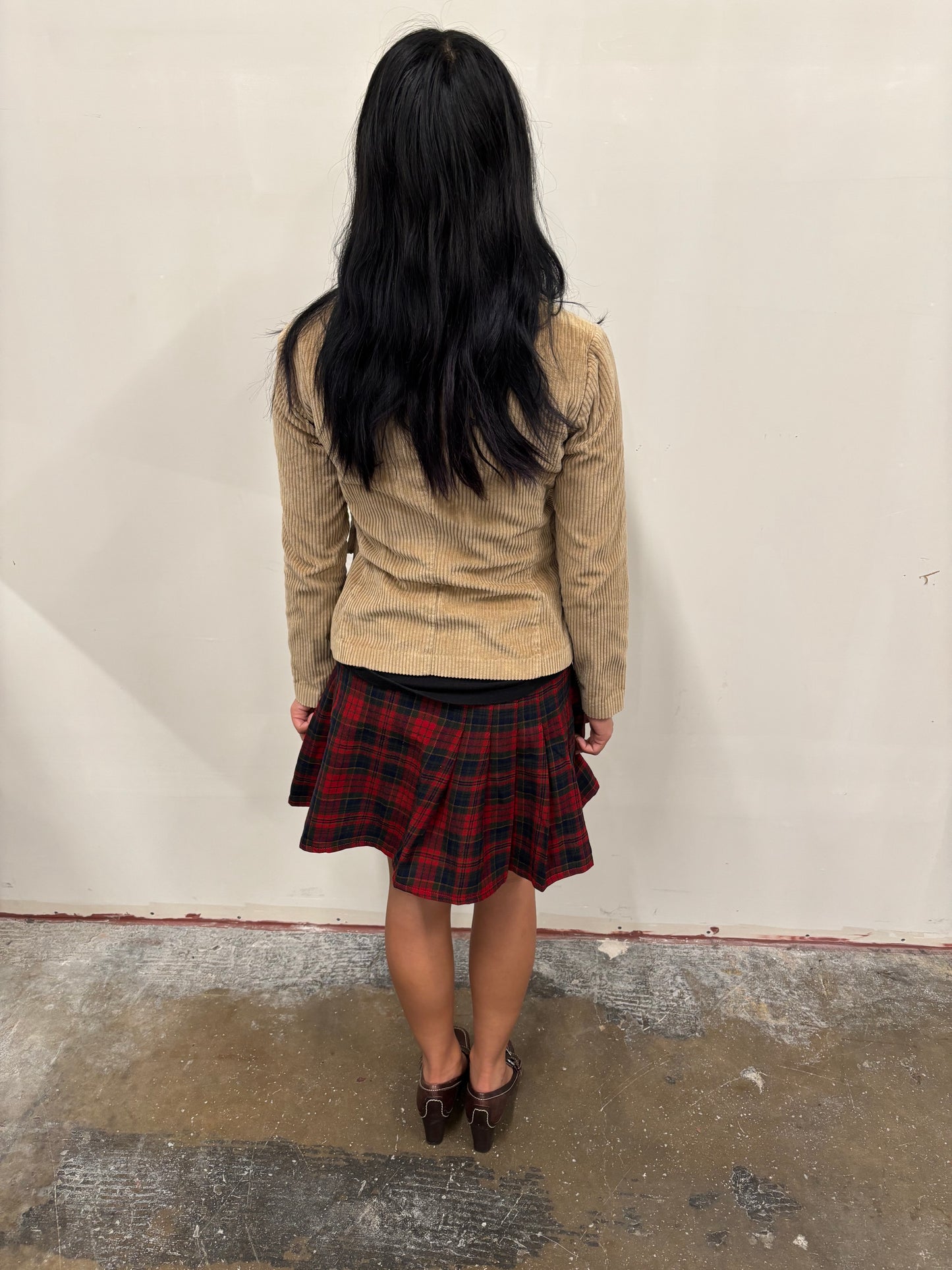 Corduroy Button Up Coat