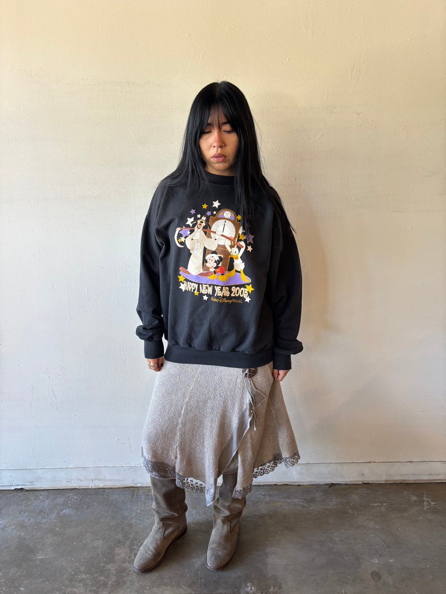 Vintage Walt Disney New Years Crewneck