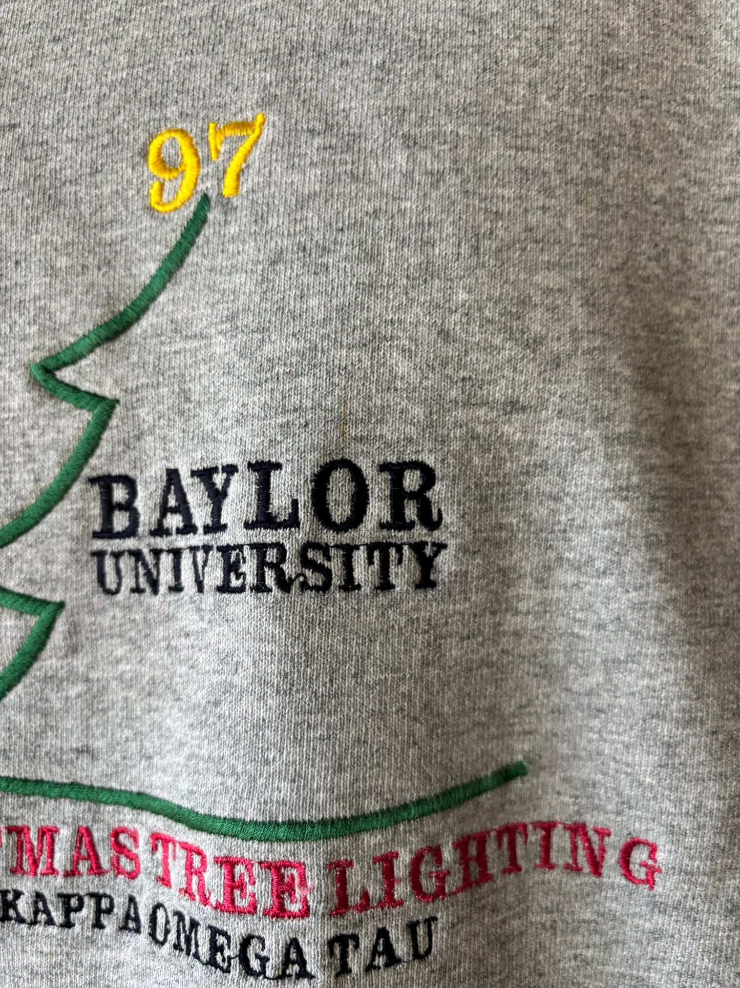 Vintage Baylor University Christmas Crewneck