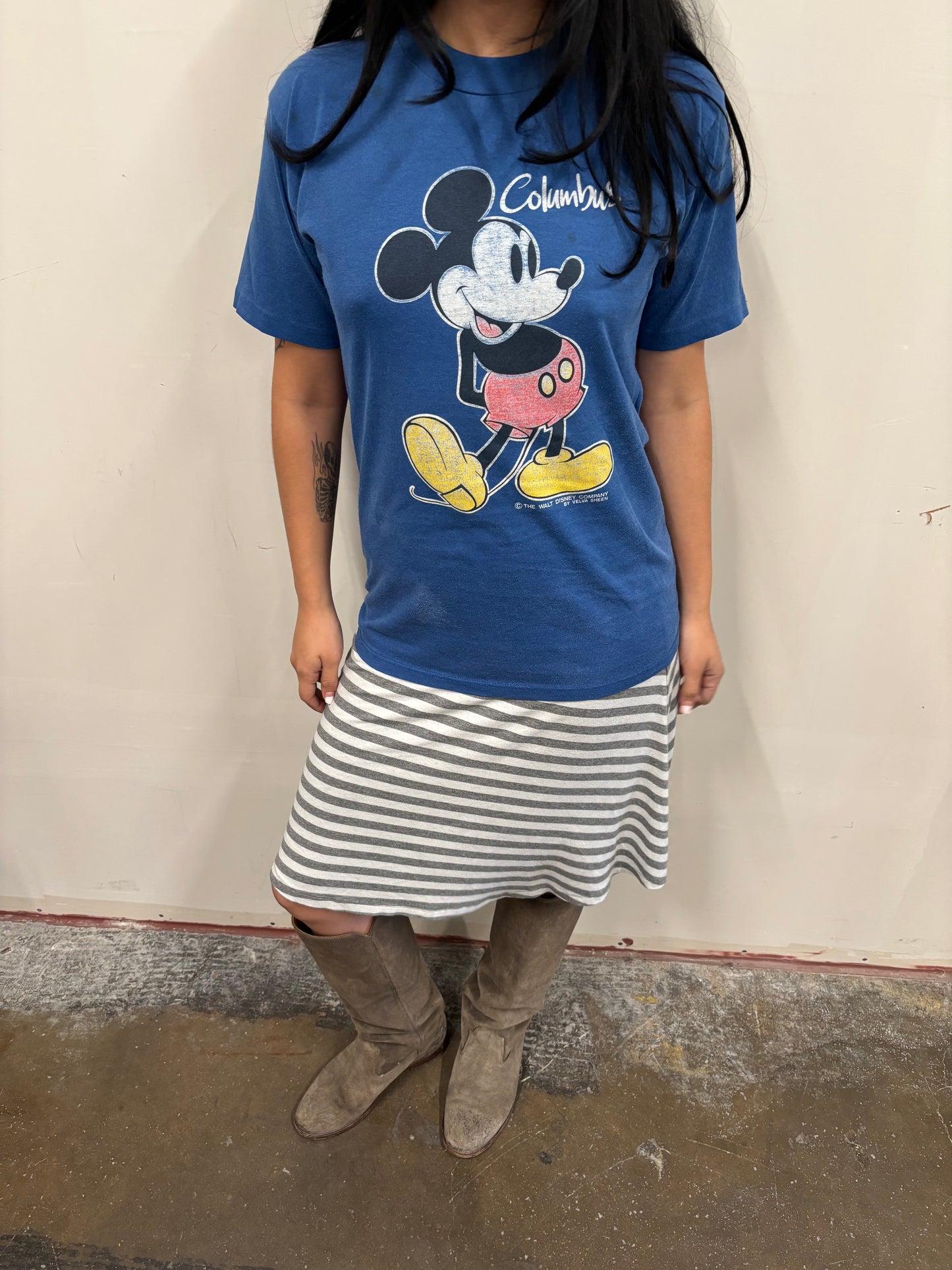 Vintage Mickey Mouse Columbus Shirt