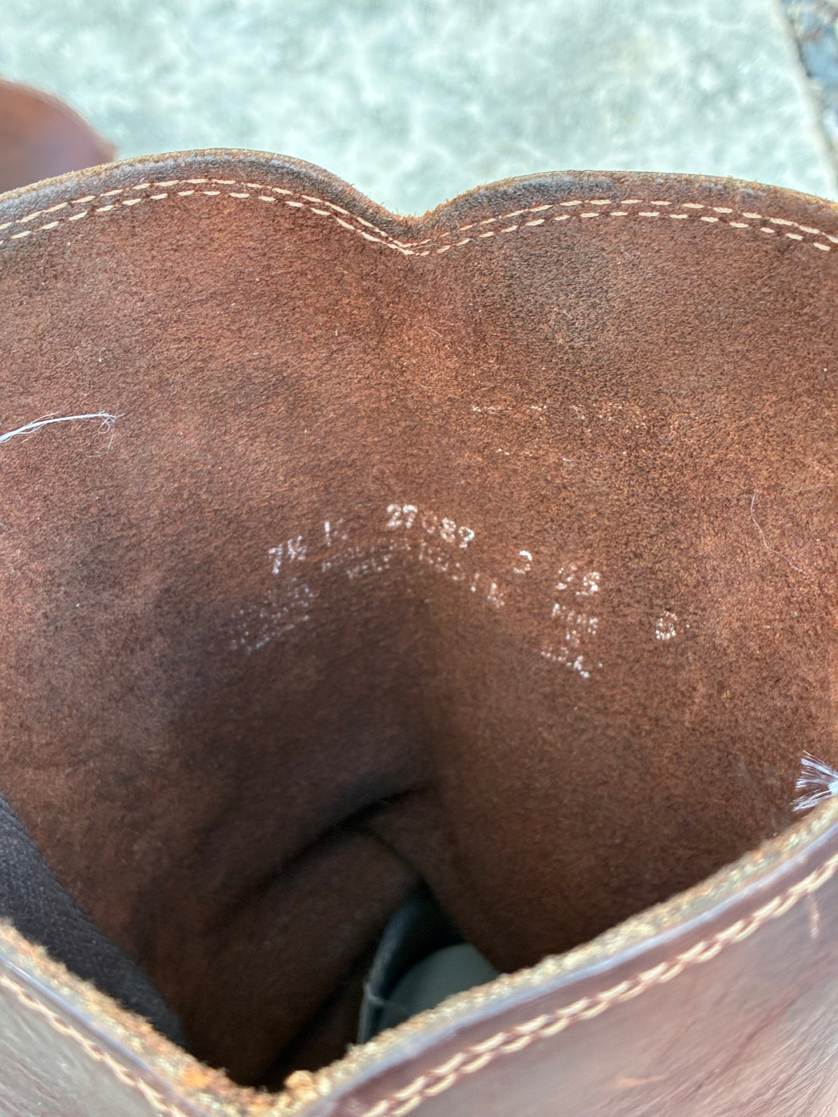 Vintage Durango Brown Leather Harness Boots