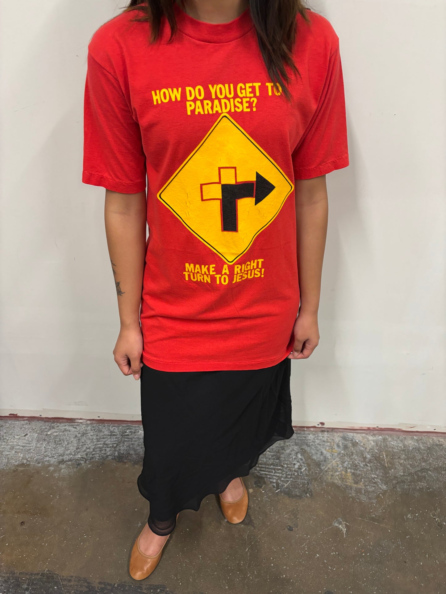 Vintage “Make A Right TurnTo Jesus” Shirt