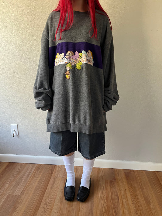 Vintage The 7 Dwarfs Fleece Crewneck