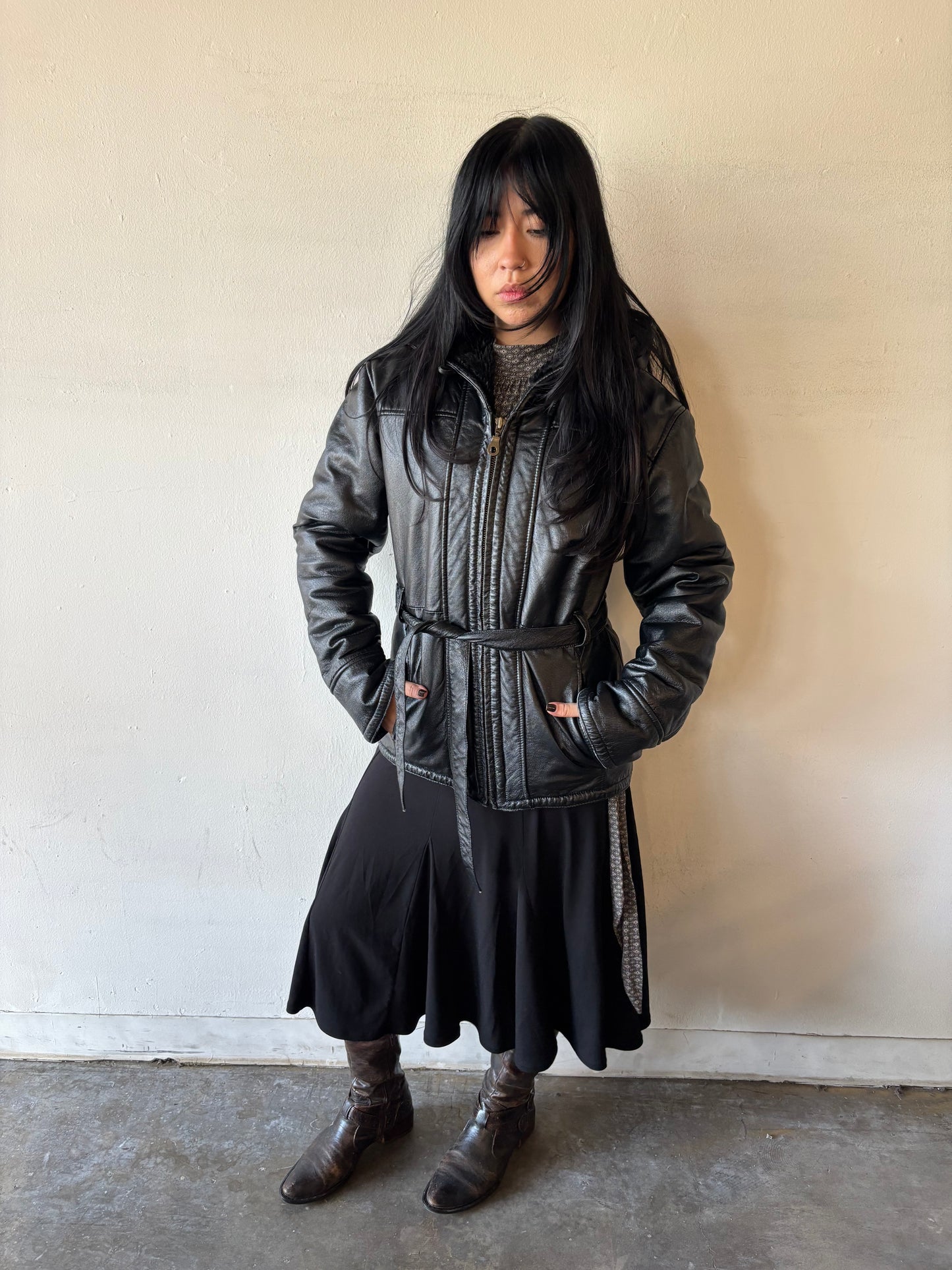 Vintage Wilson’s Leather Fur Jacket