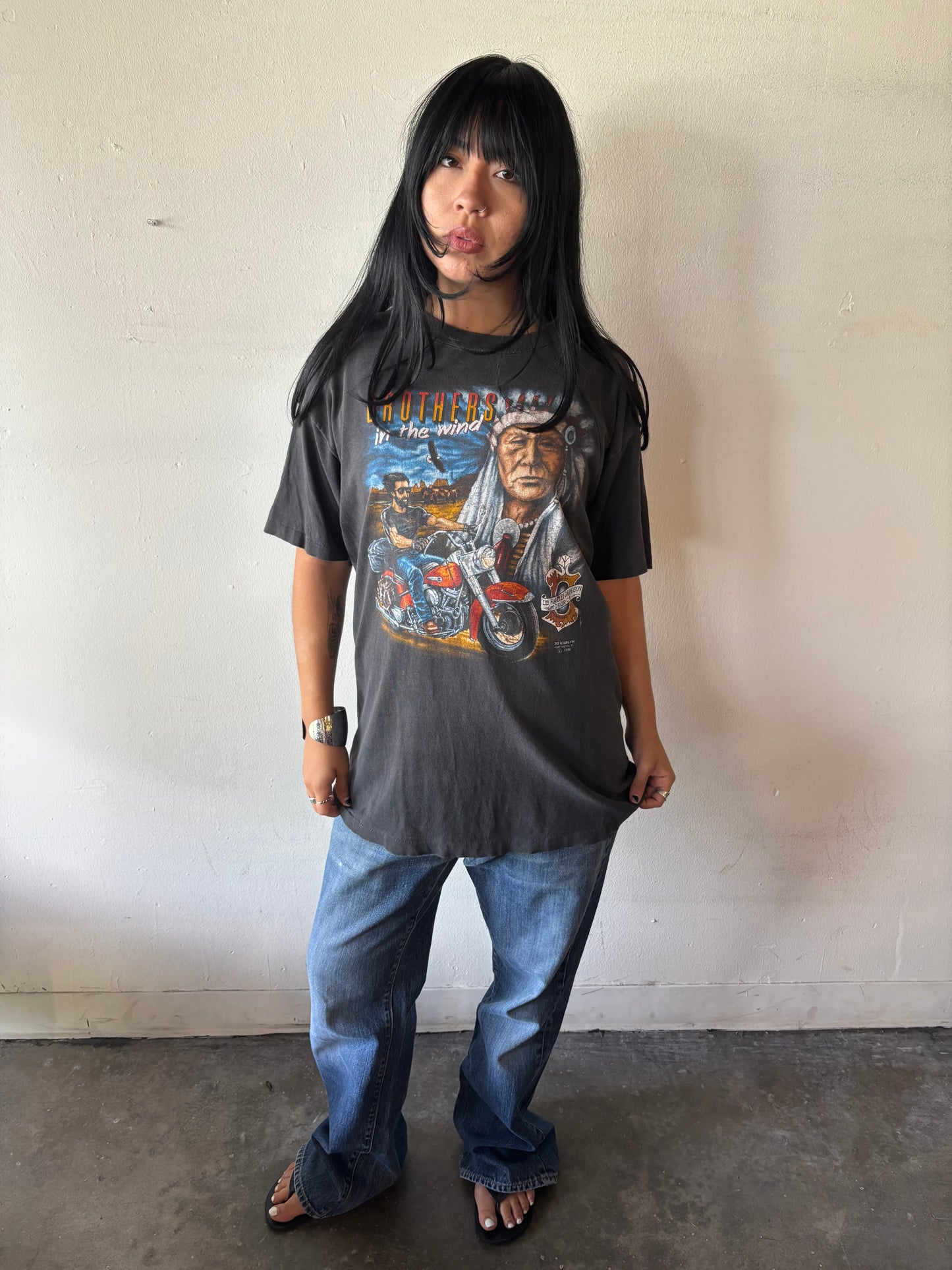 Vintage Harley Davidson Brothers In The Wind Shirt