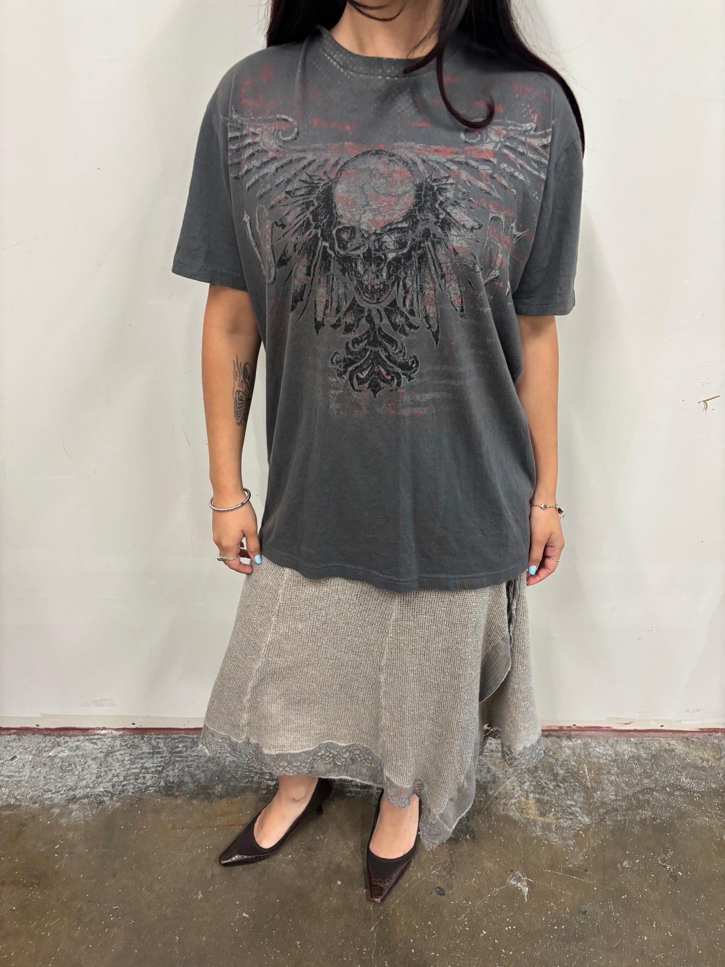 Y2K Skull Shirt