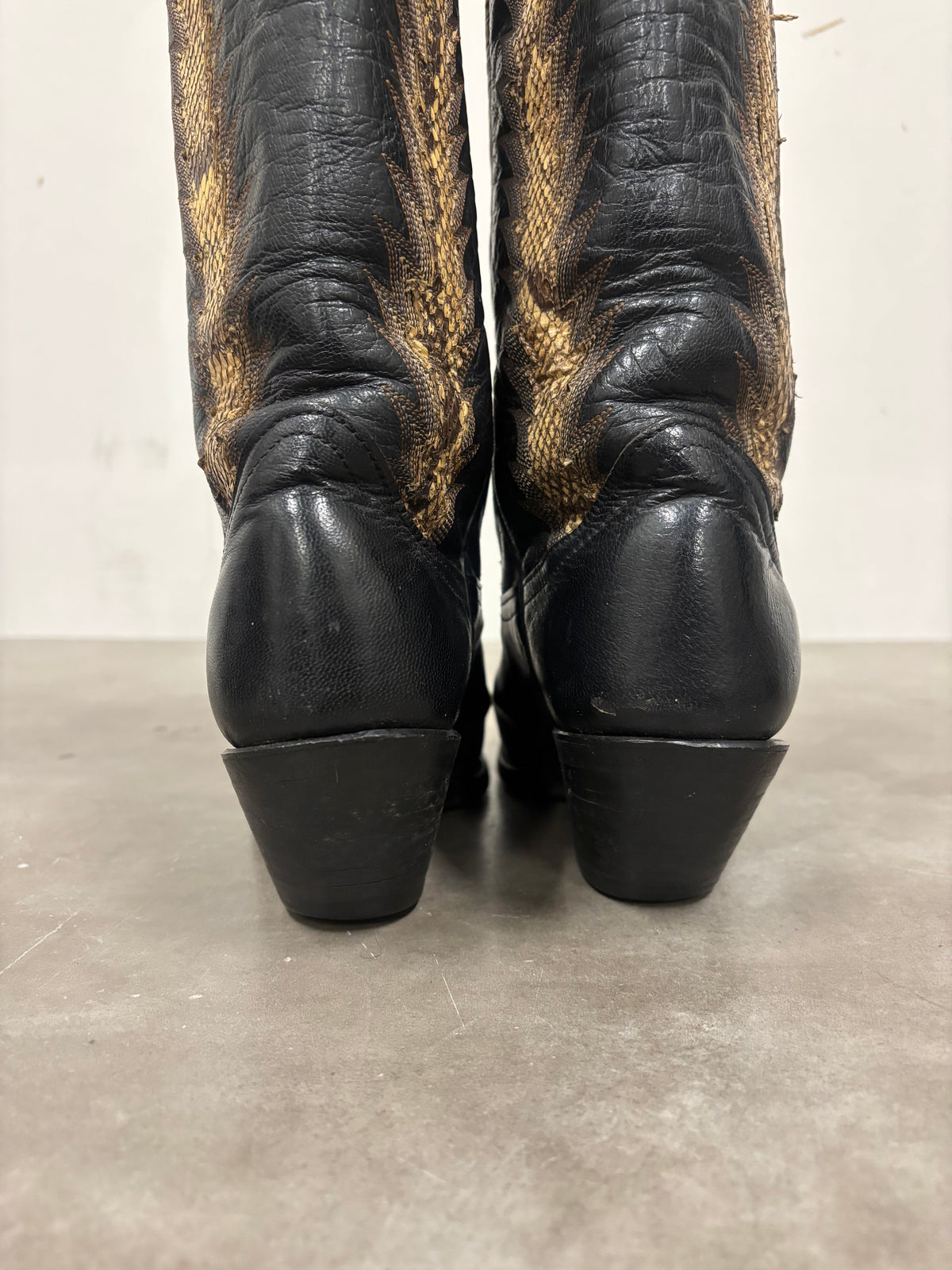 Vintage Larry Mahan 90s Western Cowboy Boots