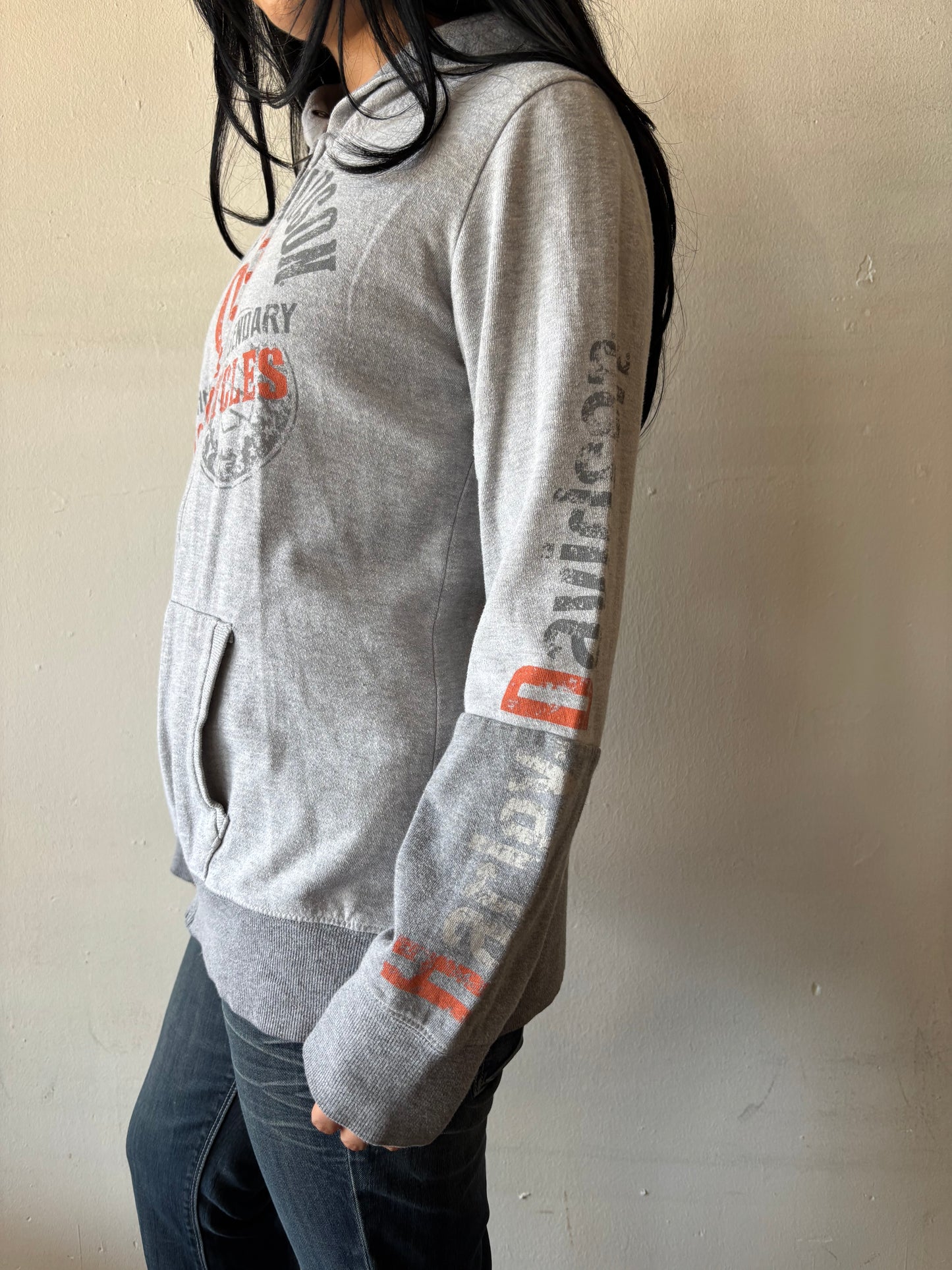 Vintage Harley Davidson Zip Up Jacket