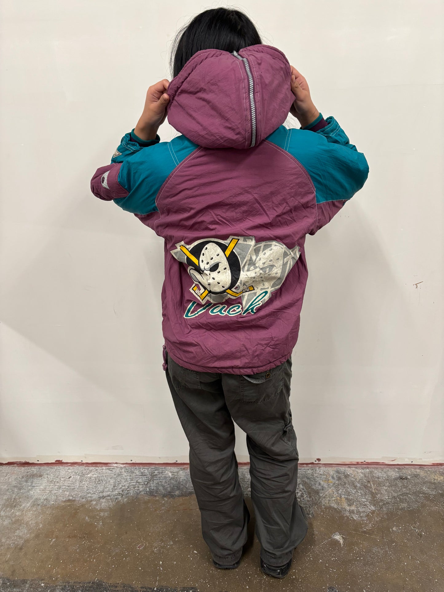 Vintage Mighty Duck Puffer Jacket