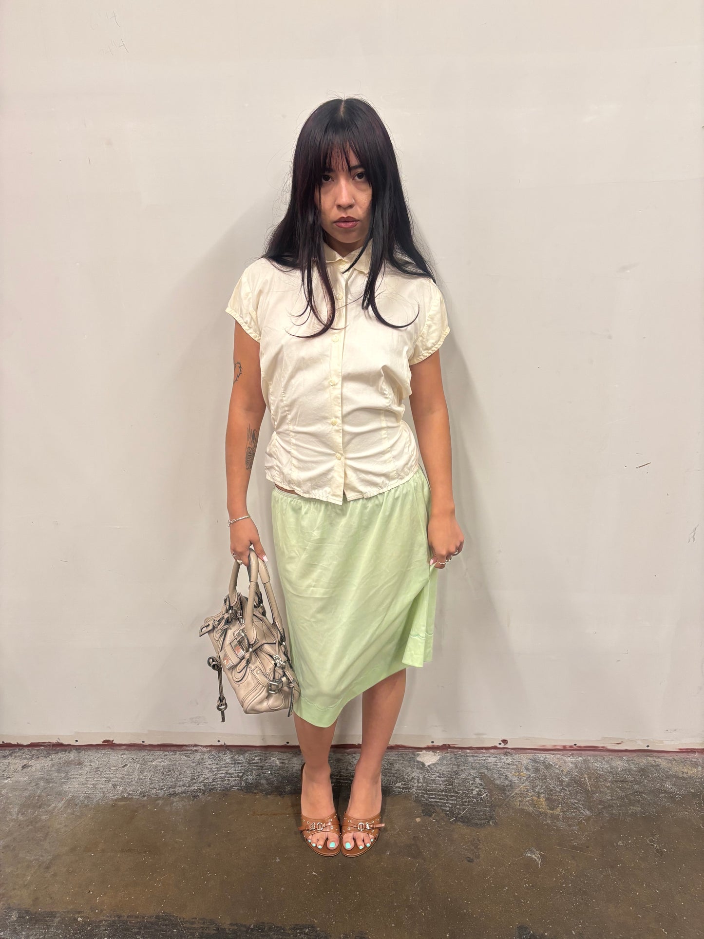 Ann Taylor Creme Top