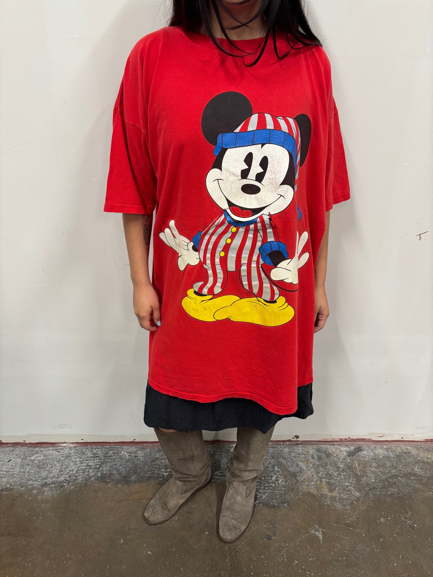 Vintage Mickey Mouse Sleeping shirt
