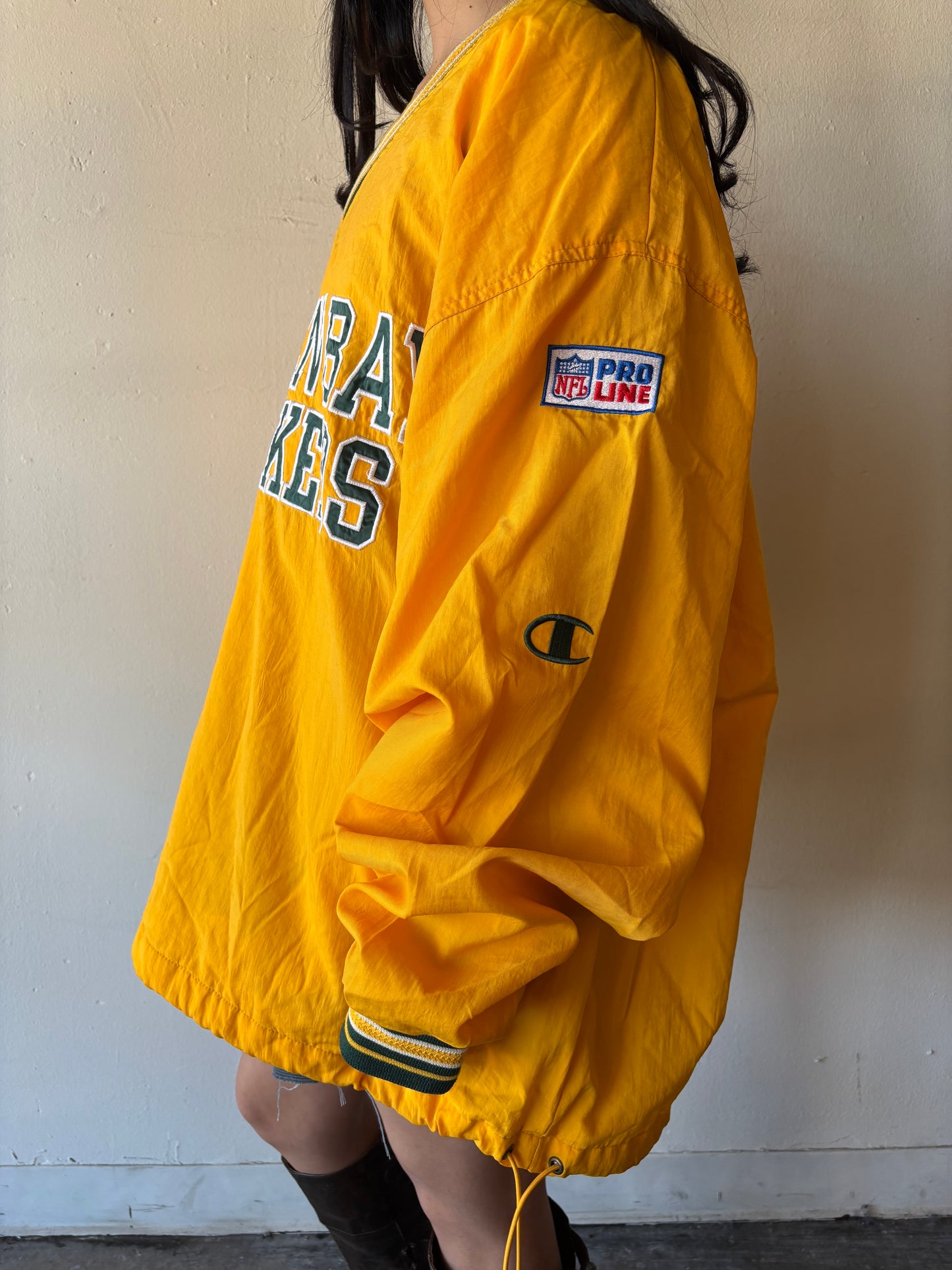 Vintage Green Bay Packers Windbreaker