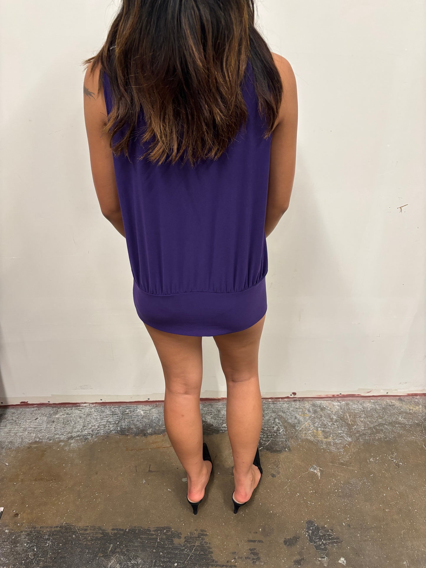 Candid Soul Purple Top/Mini Dress