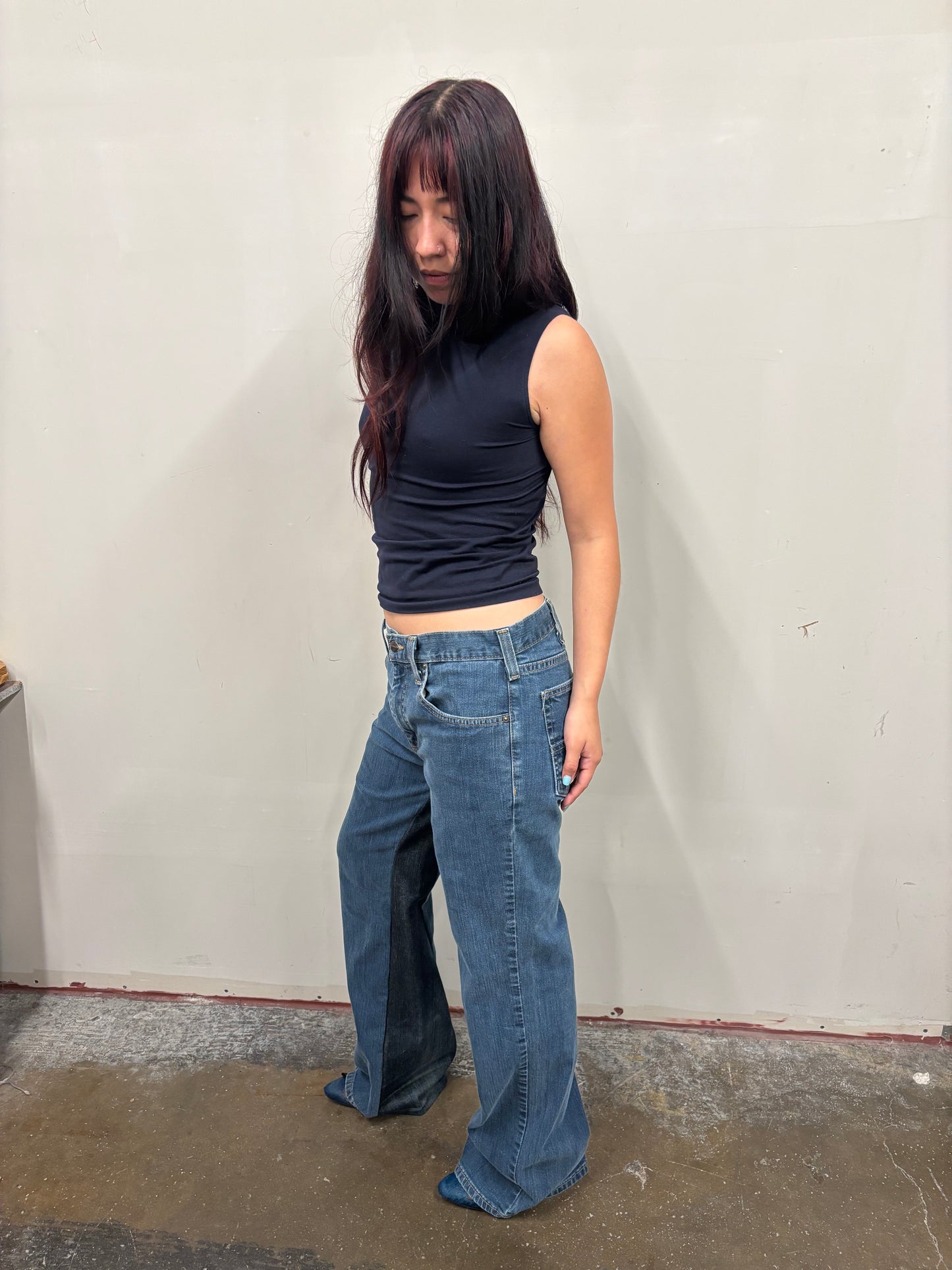 Reworked Carhartt Split Denim Jeans