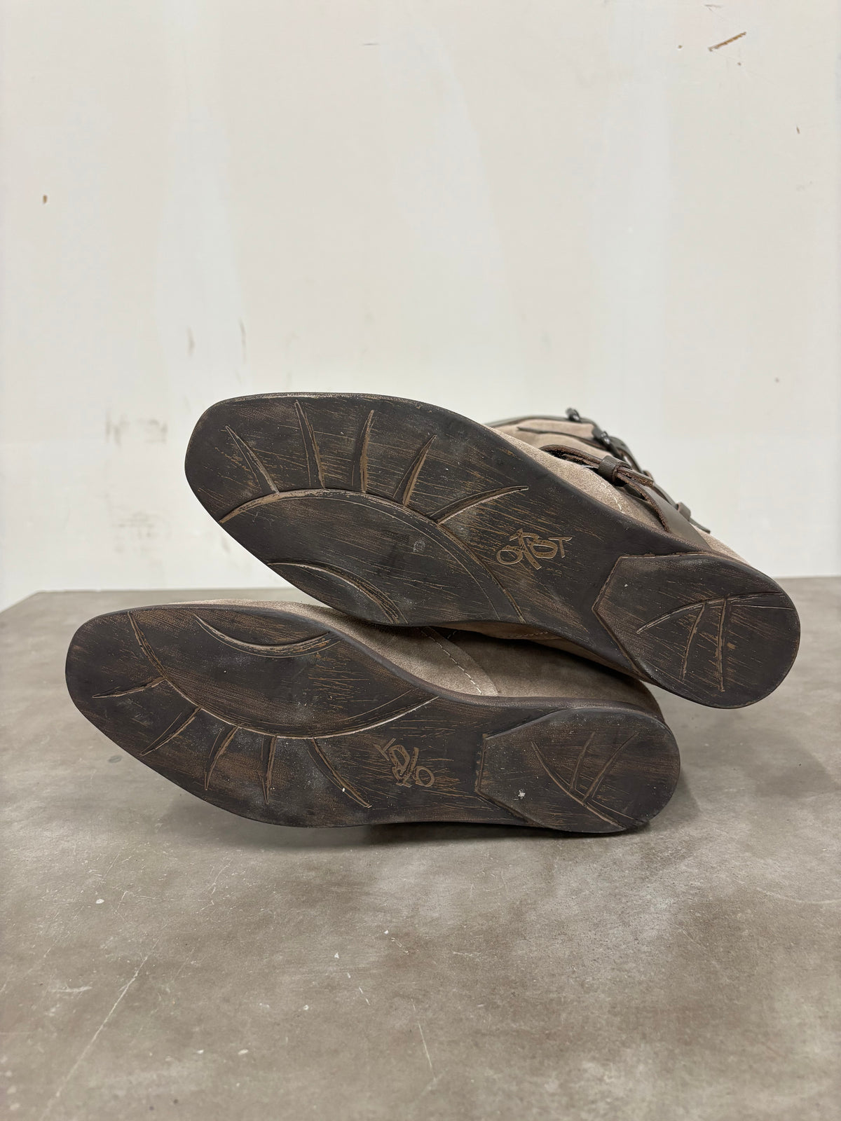 OTBT Suede Buckle Boots
