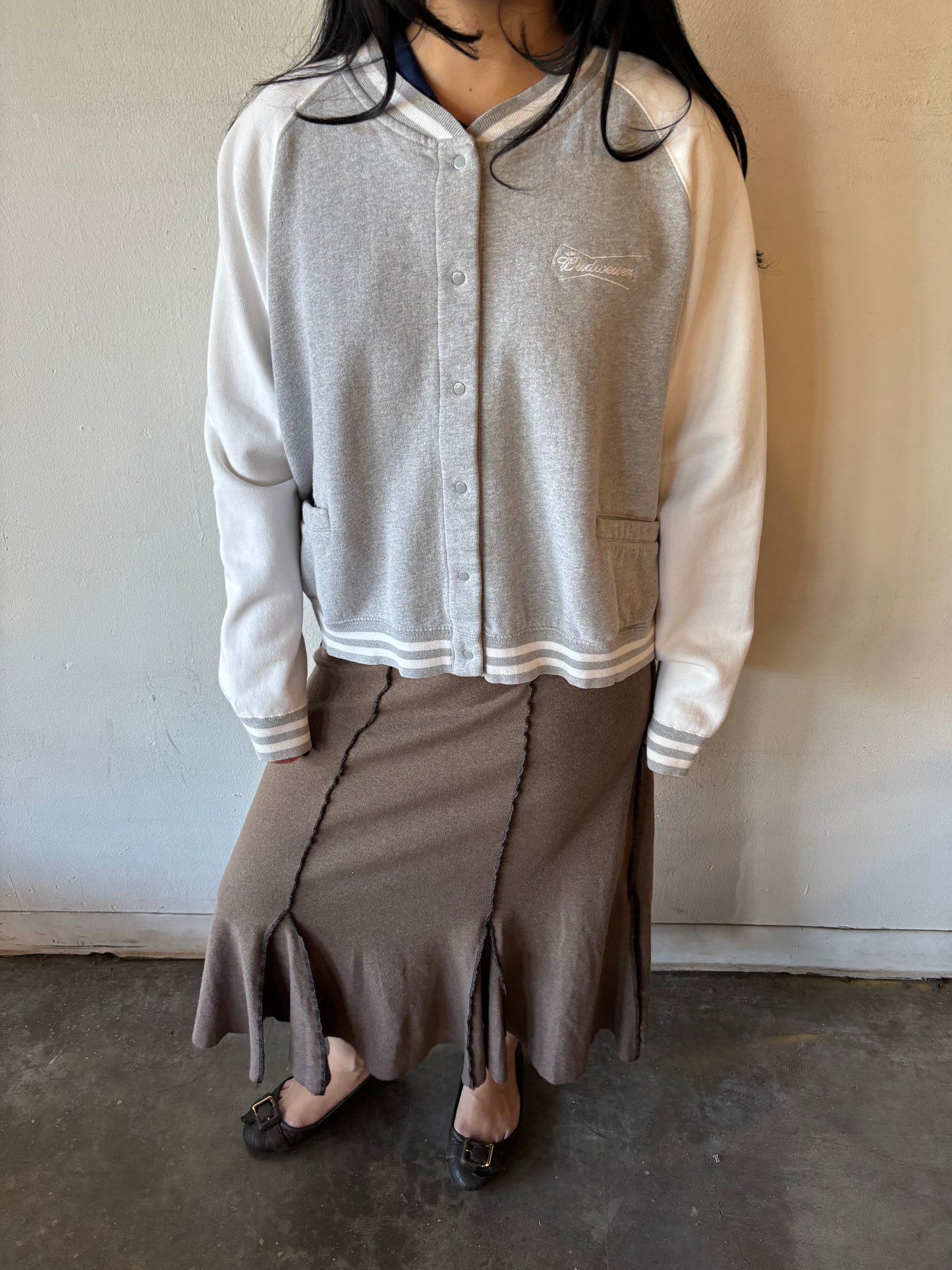 Vintage Budweiser Button Up Jacket