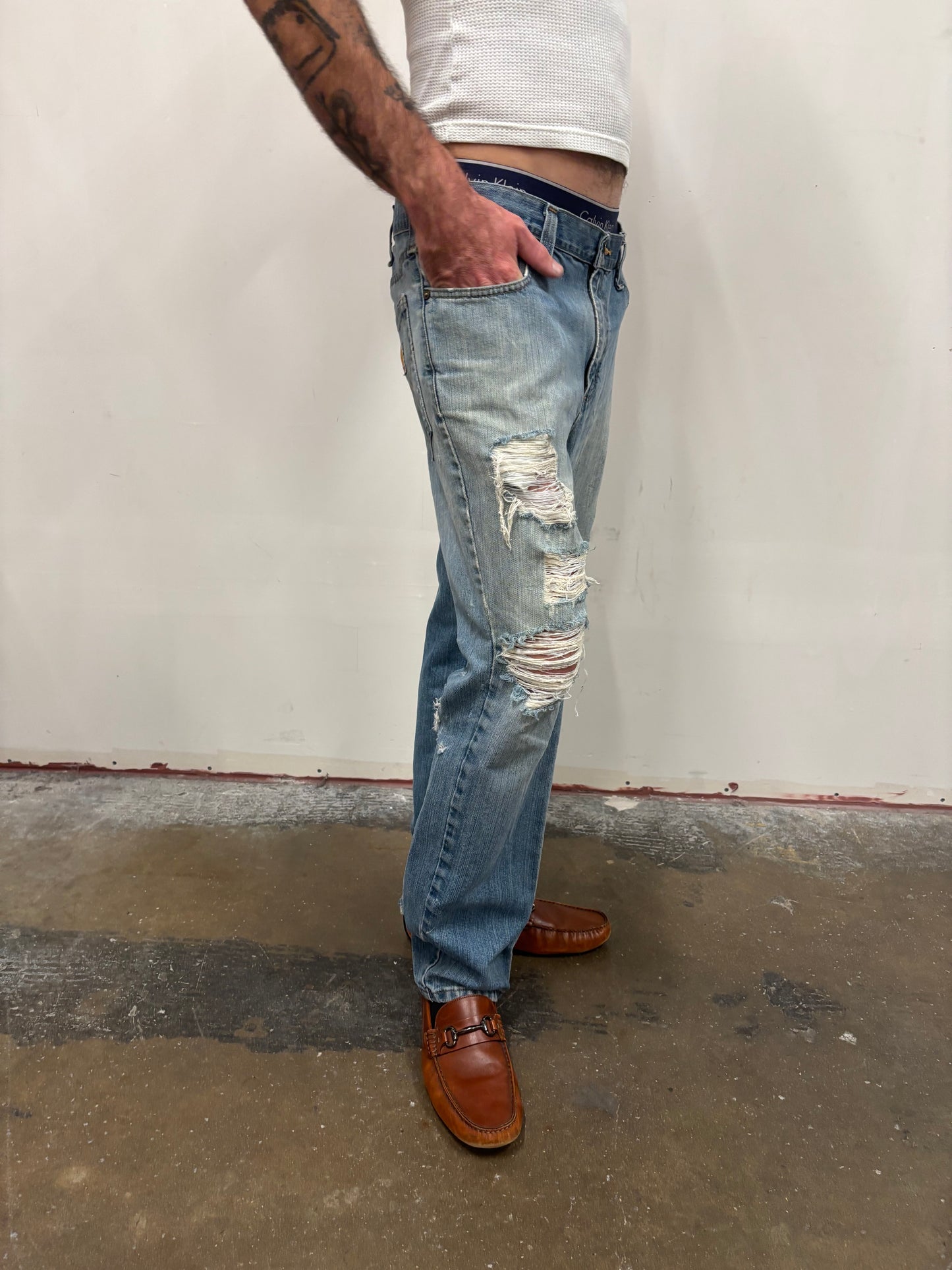 Vintage Carhartt Distressed Jeans