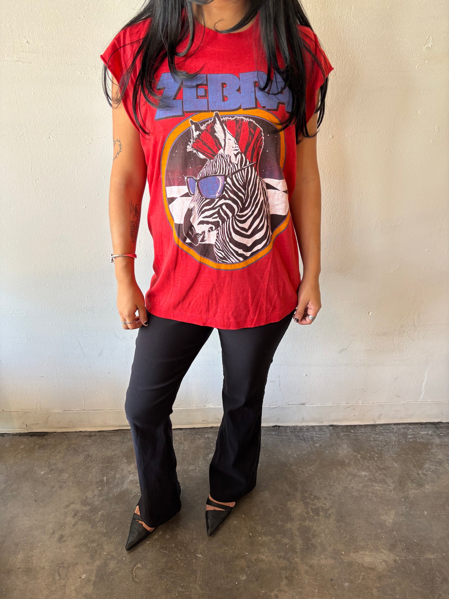 Vintage Zebra Cut Off