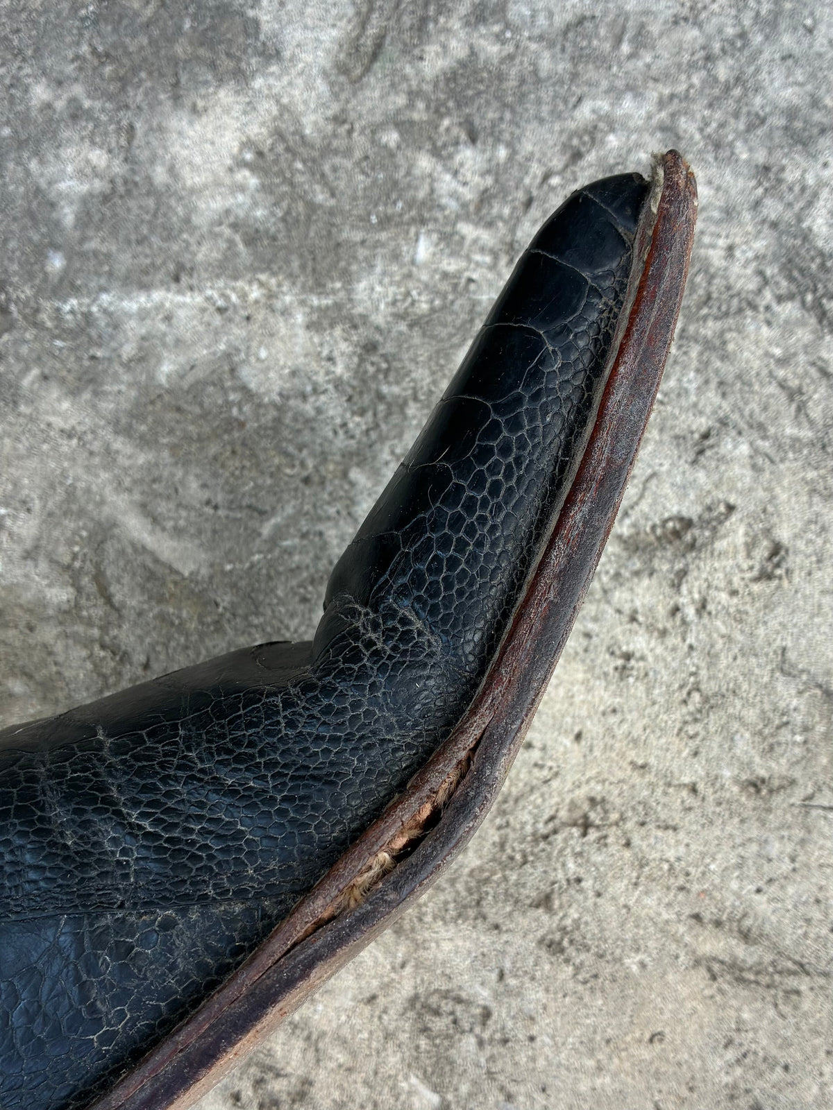 2000s Los Altos Ostrich Leg Pointy Cowboy Boots