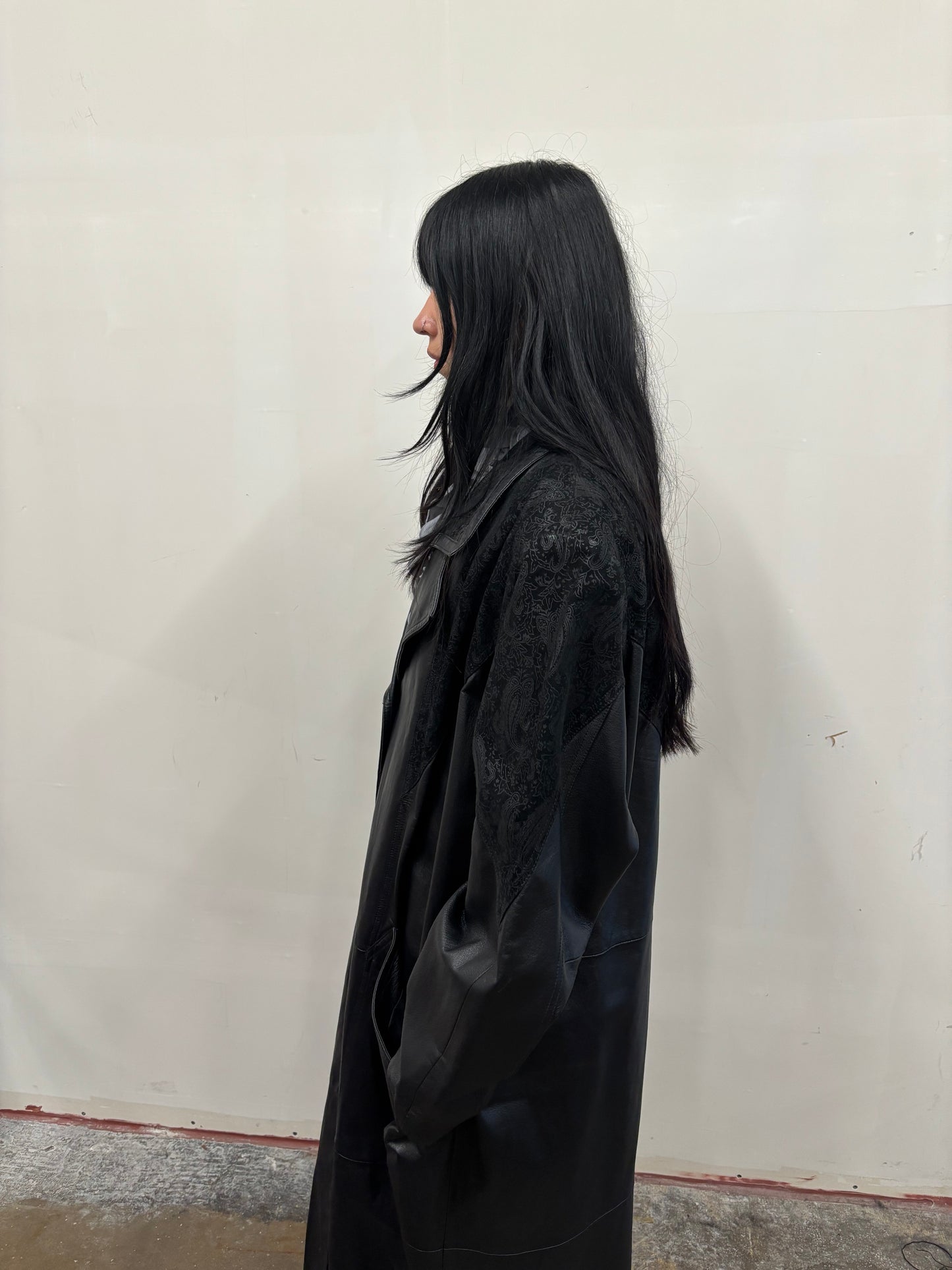 Vintage Preston & York Leather Trench