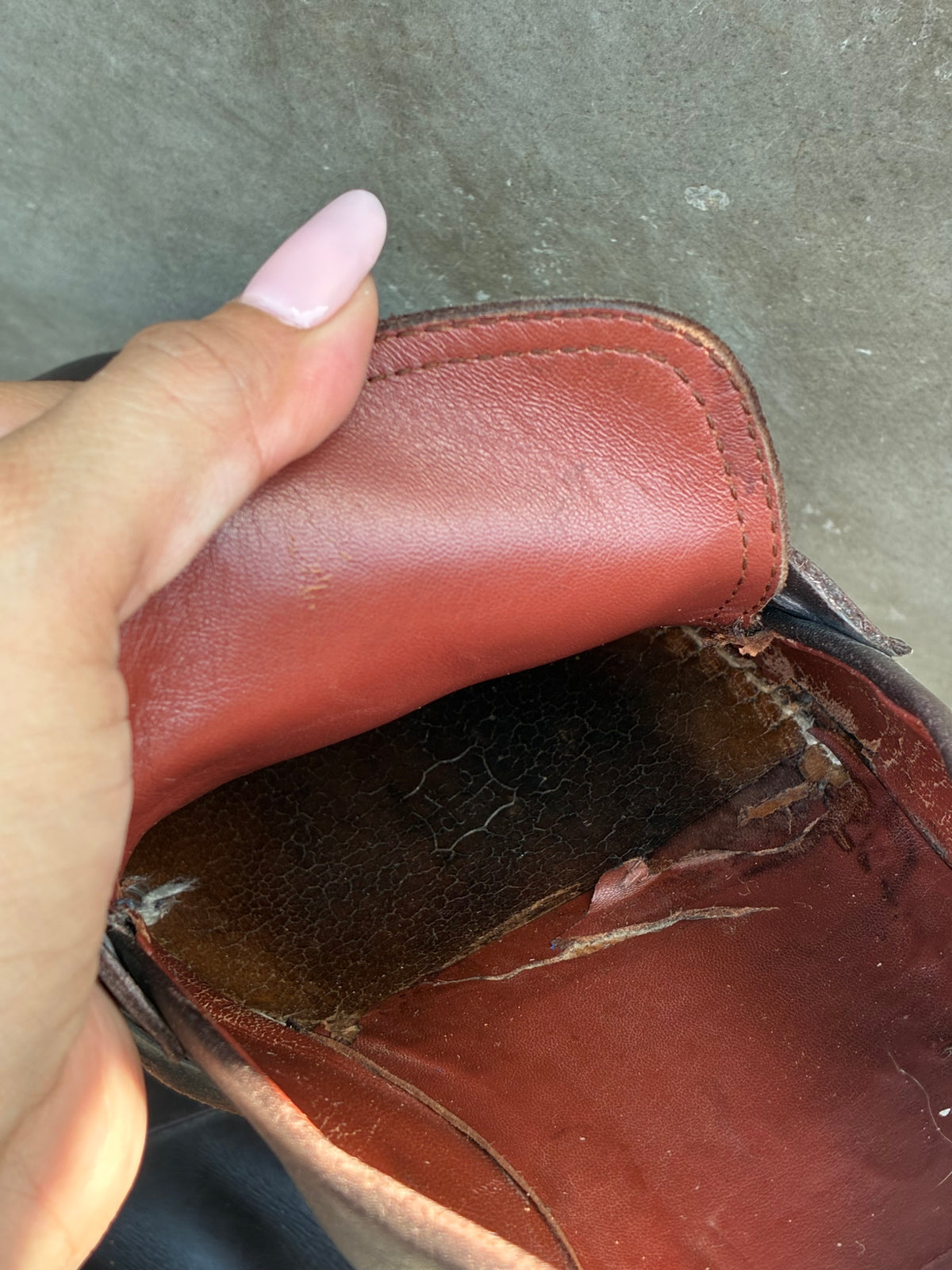 Vintage Gucci Brown Leather Loafers
