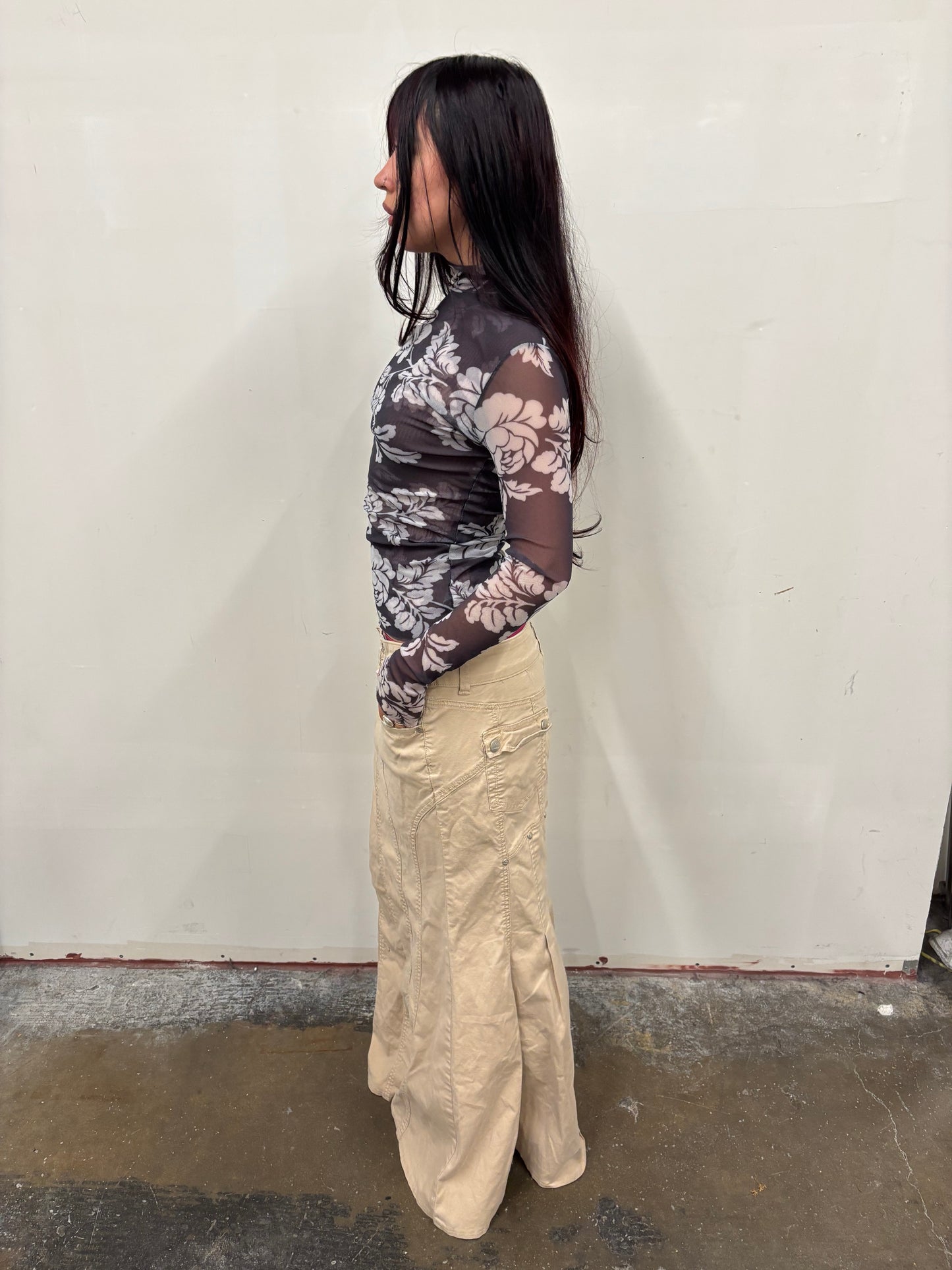 Floral Sheer Top