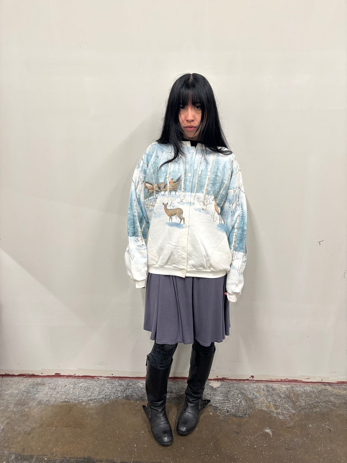 Vintage Winter Forest Jacket