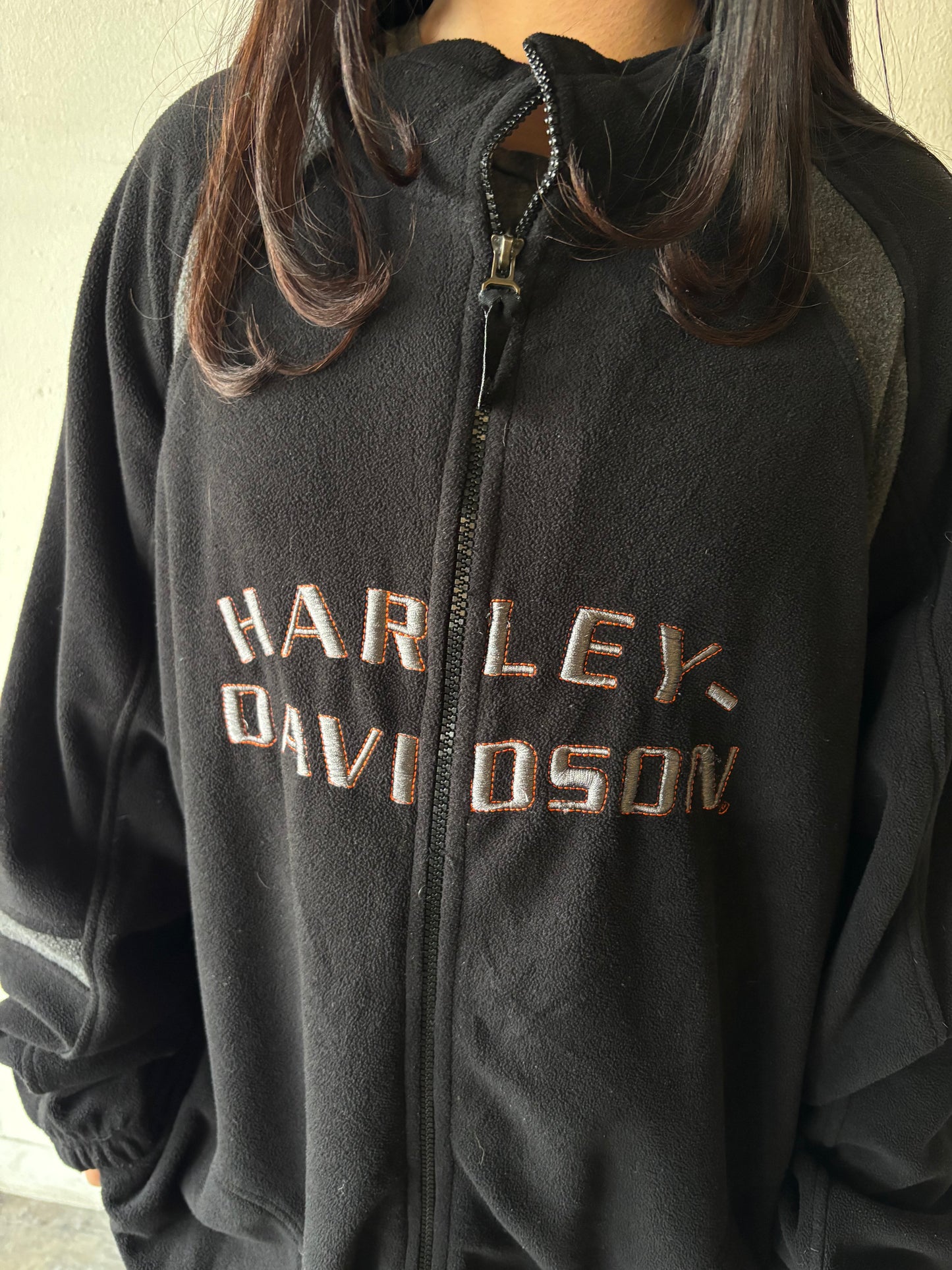 Vintage Harley Davidson Zip Up Jacket