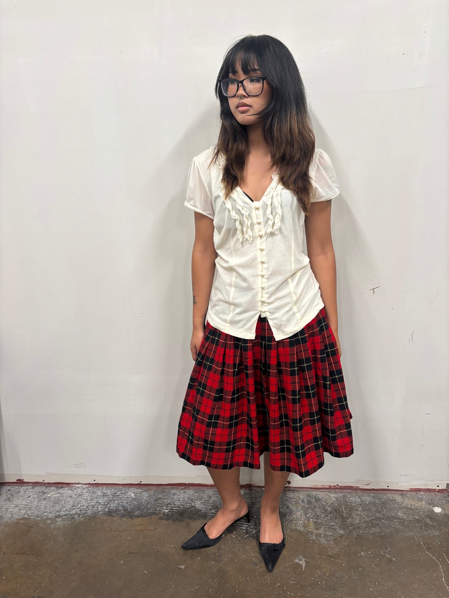 Vintage Pendleton Plaid Skirt