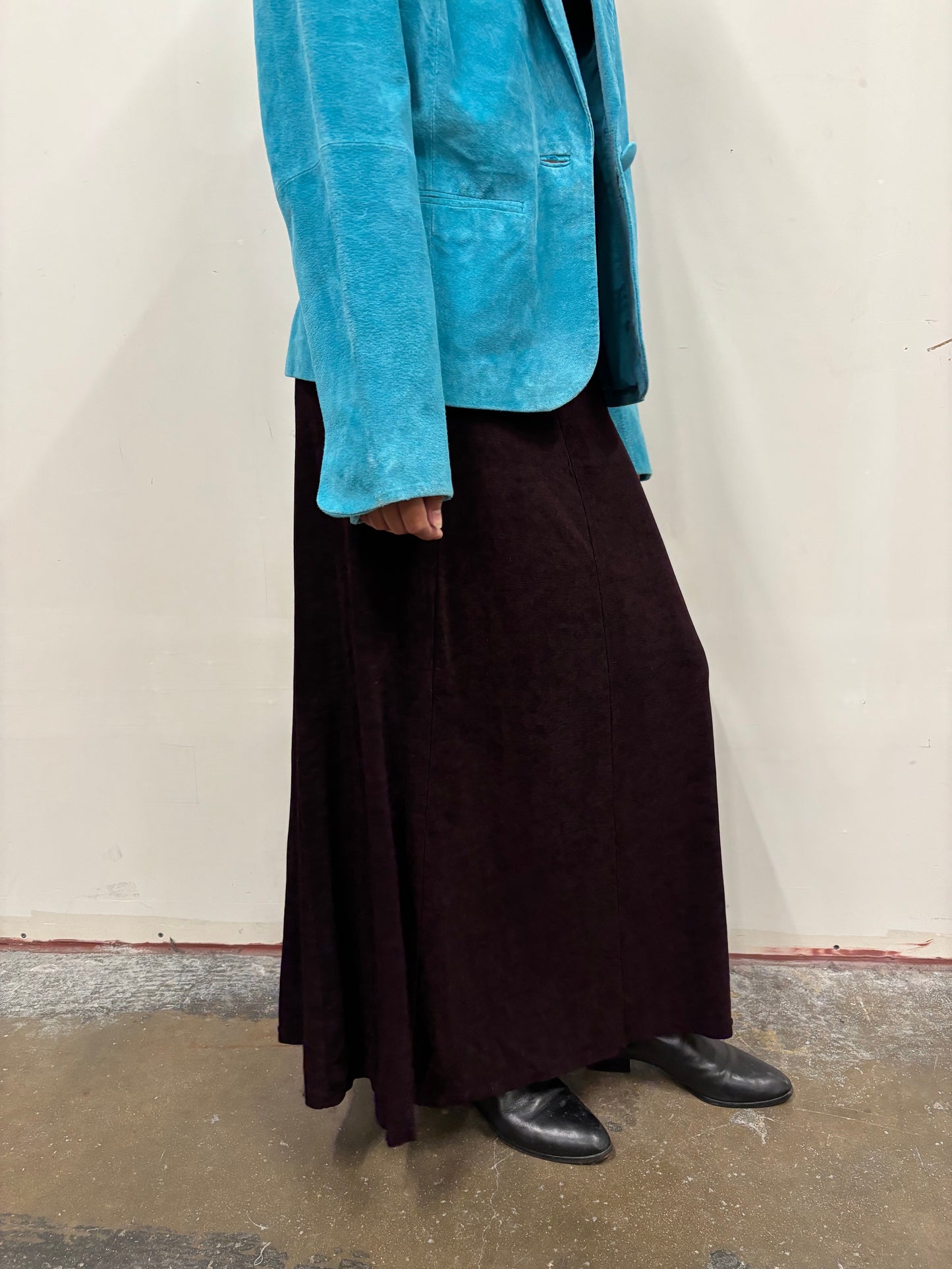 Vintage Western Connection Maroon Skirt