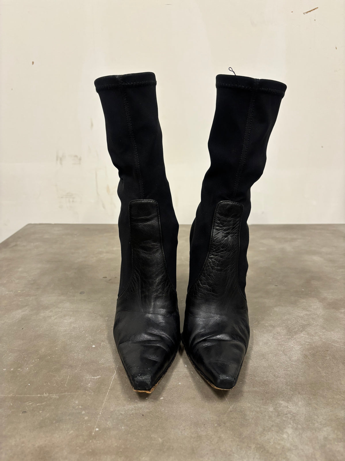 Vintage Stuart Weitzman Black Heeled Boots