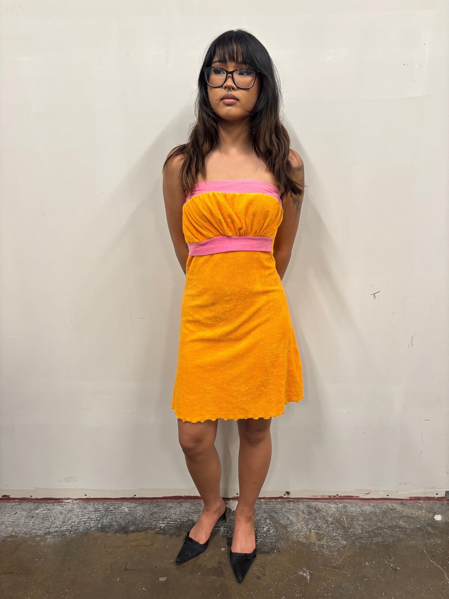 Orange Beach Dress