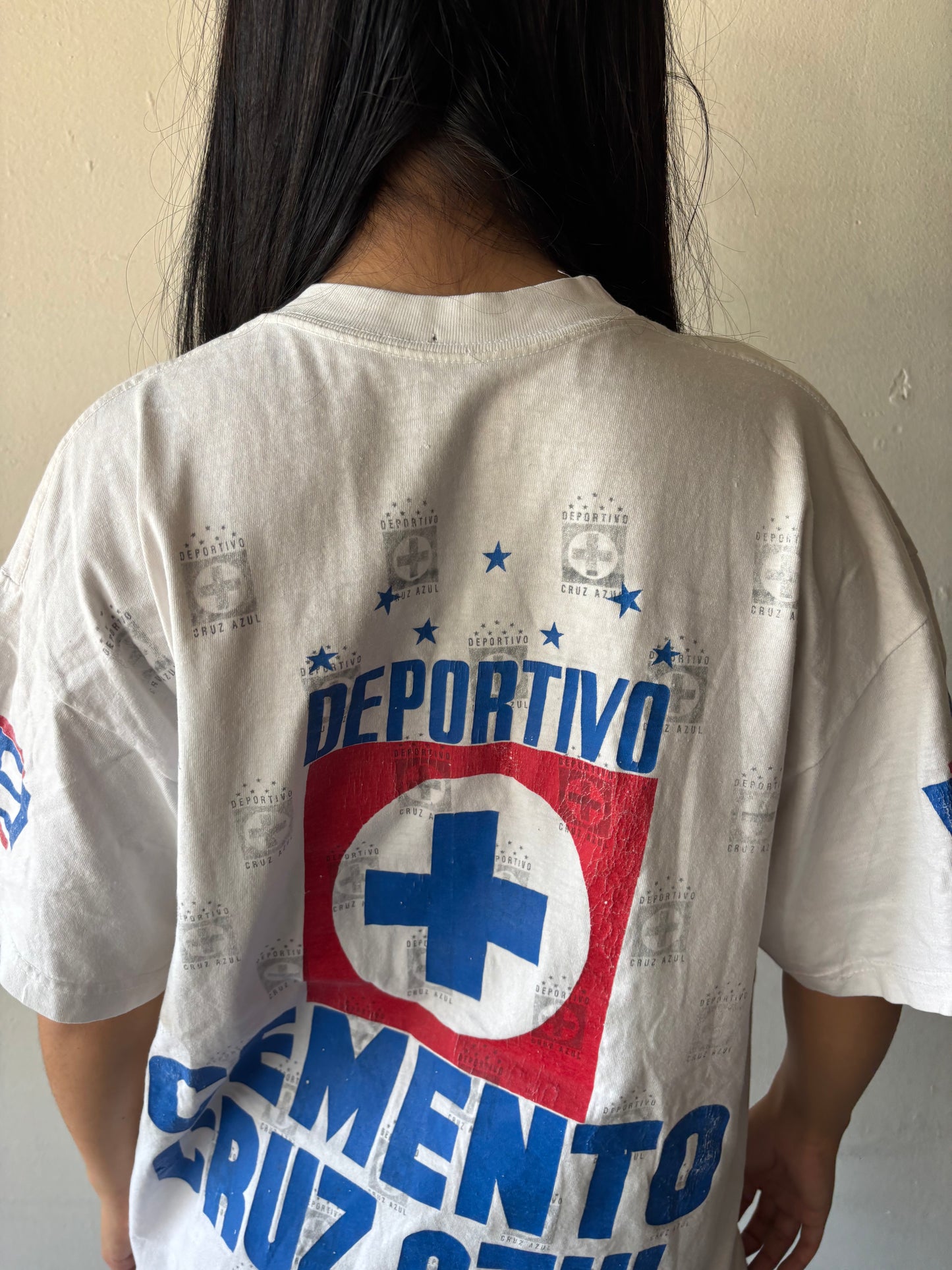 Vintage Cruz Azul Soccer Shirt