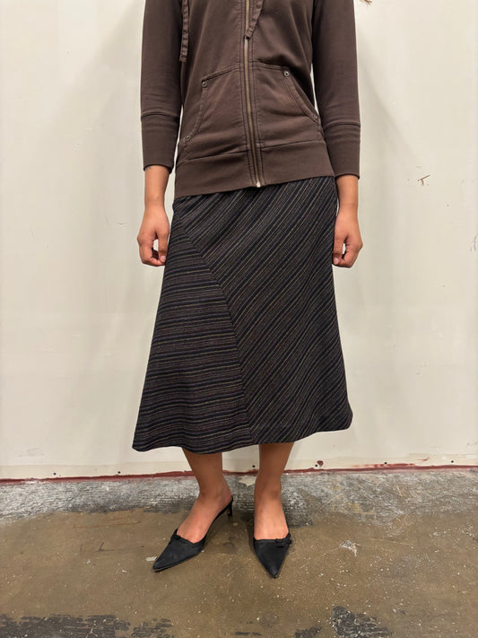 Valerie Stevens Striped Skirt