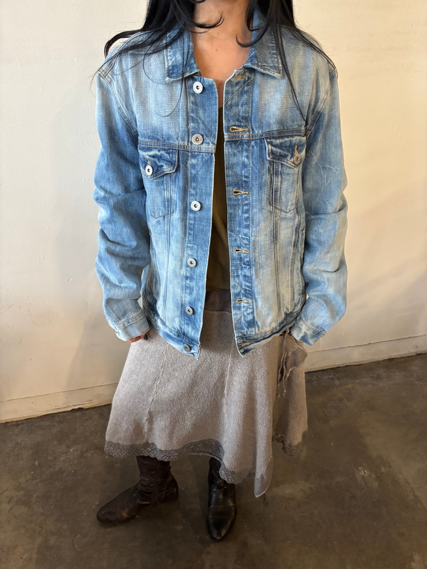 Reworked Ramones Denim Jacket