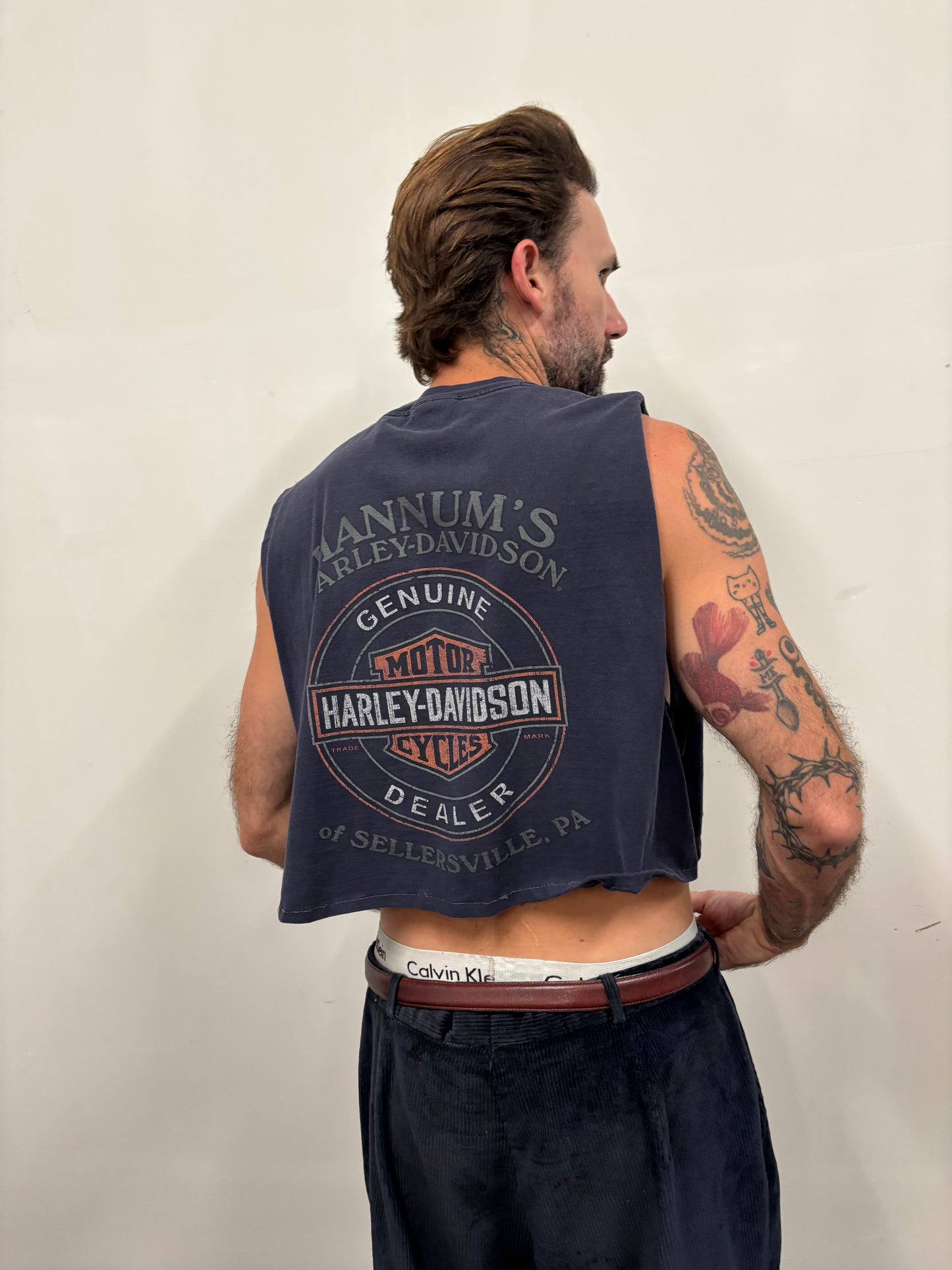 Reworked Harley Davidson Crop