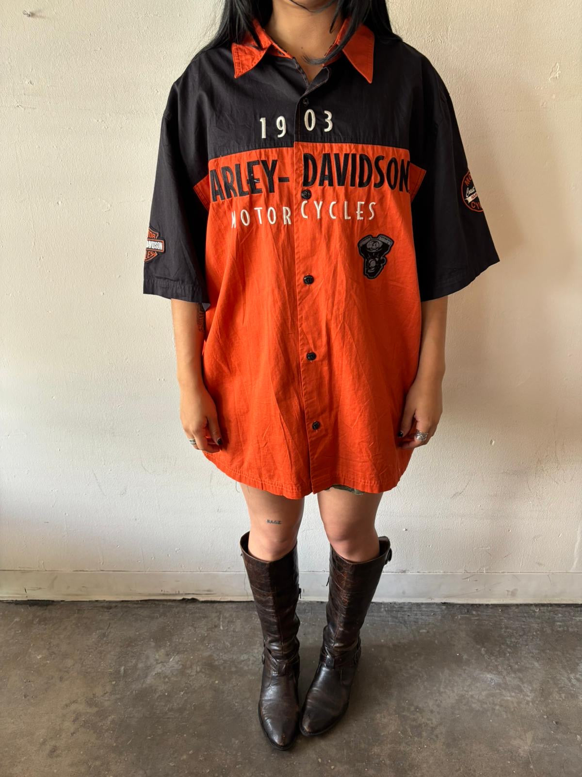 Harley Davidson Button Up Shirt