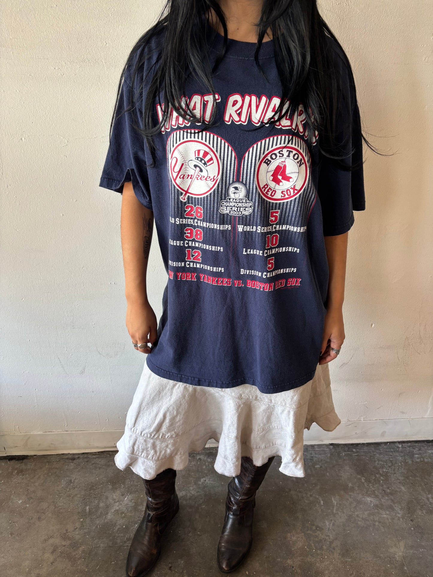 Vintage NY Yankees & Boston Red Sox Shirt Rivalry Shirt