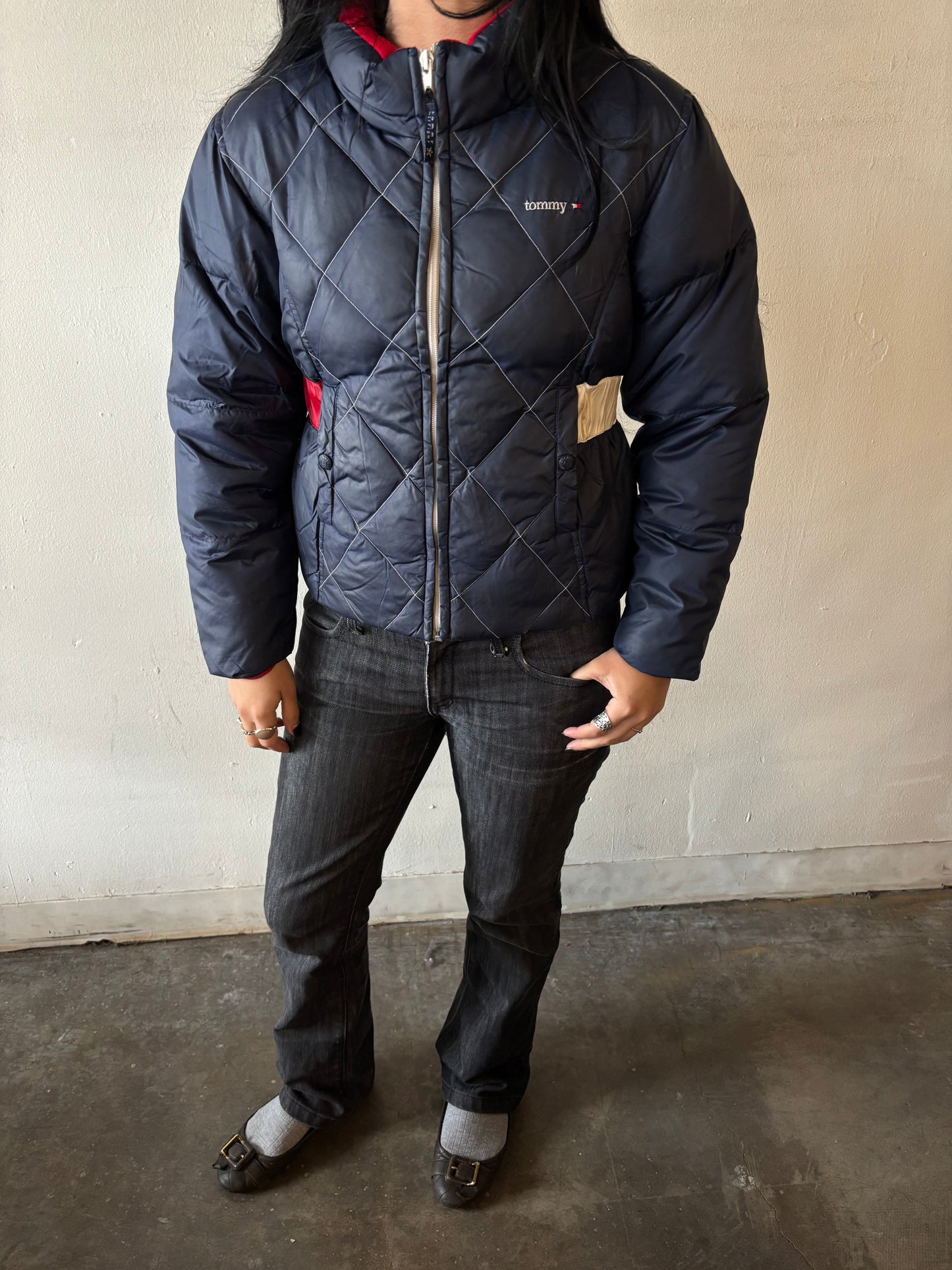Vintage Tommy Hilfiger Puffer Jacket