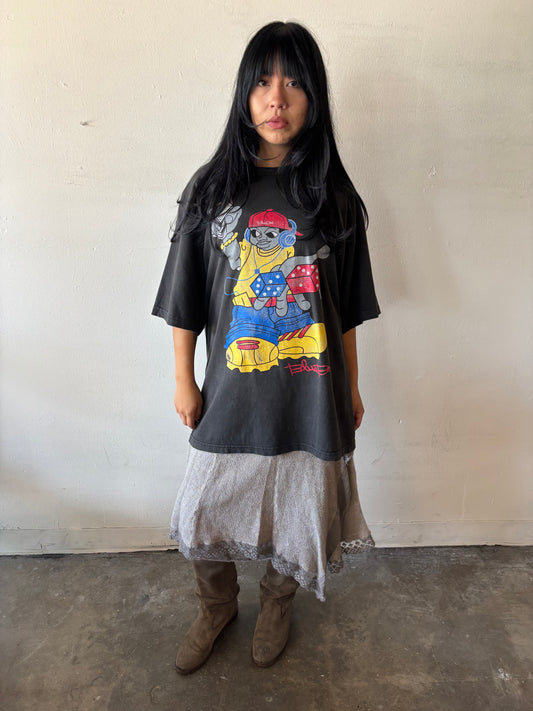 Vintage Blue Bot Shirt