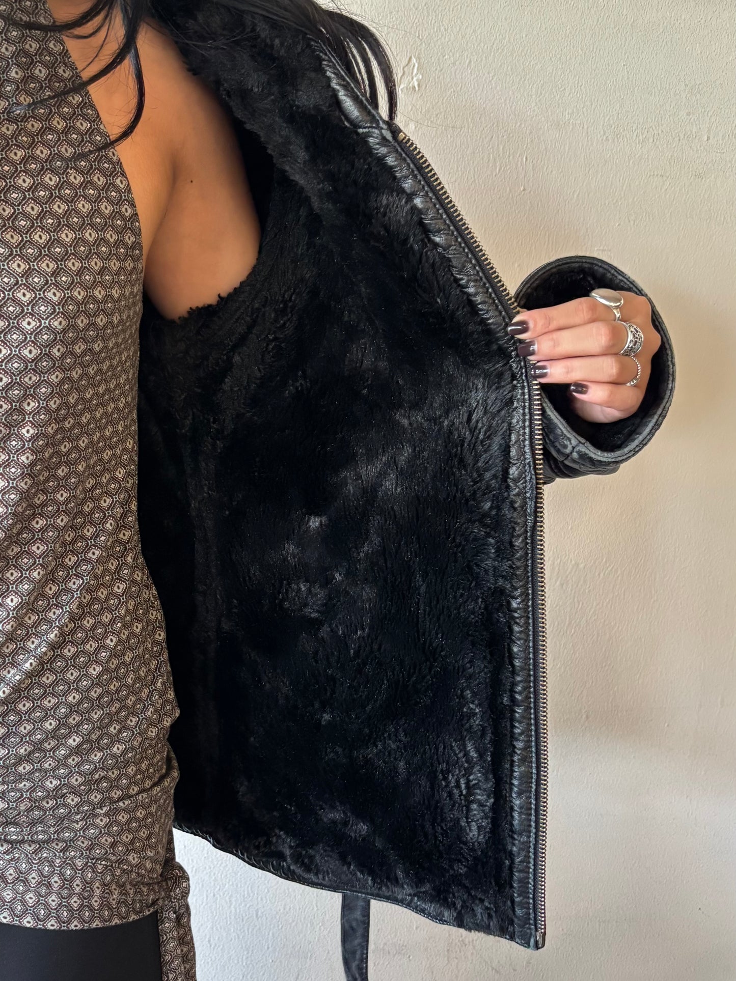 Vintage Wilson’s Leather Fur Jacket