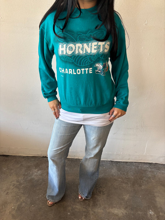 Vintage Charlotte Hornets Crewneck