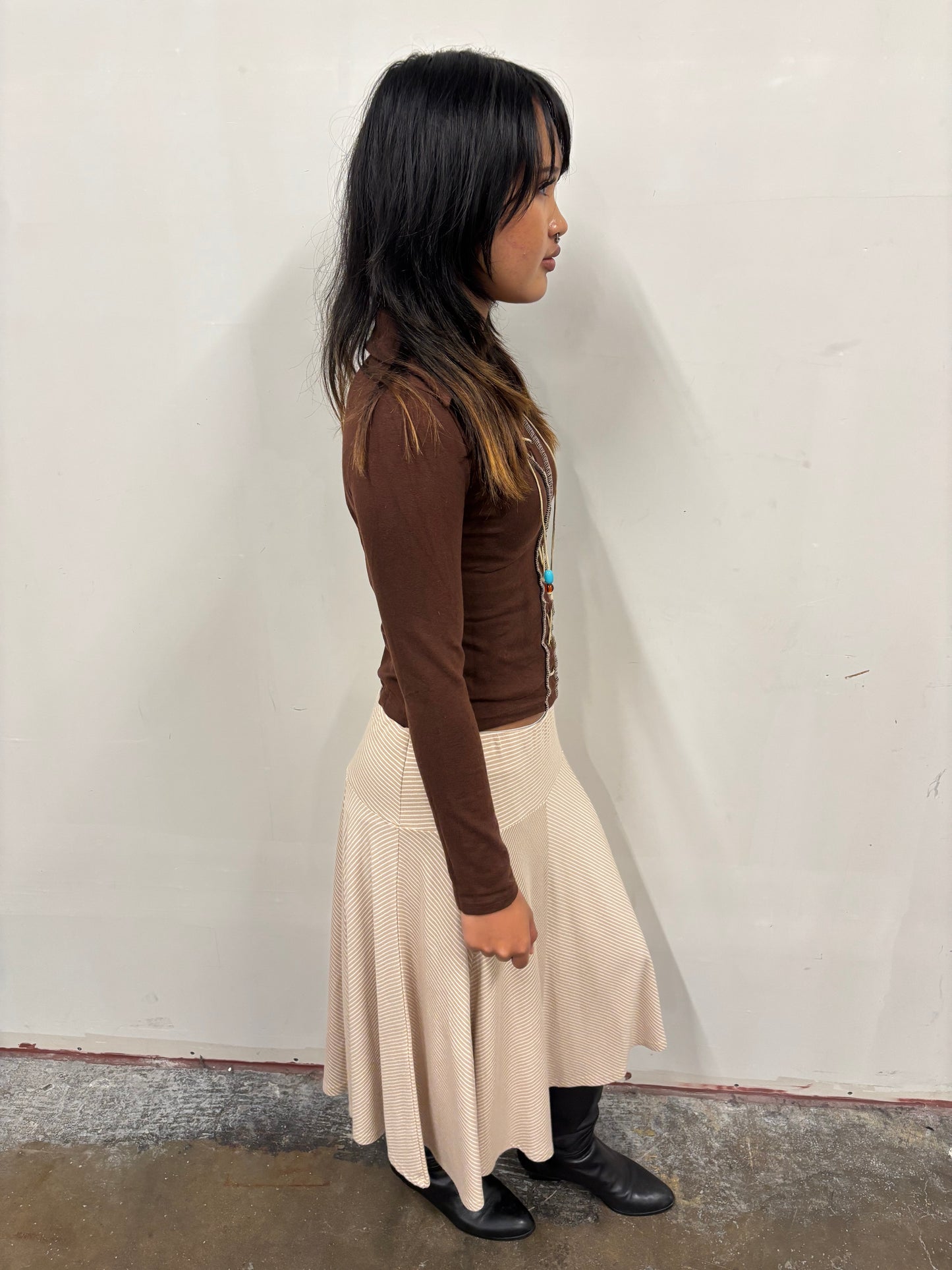 Mudd Brown Top