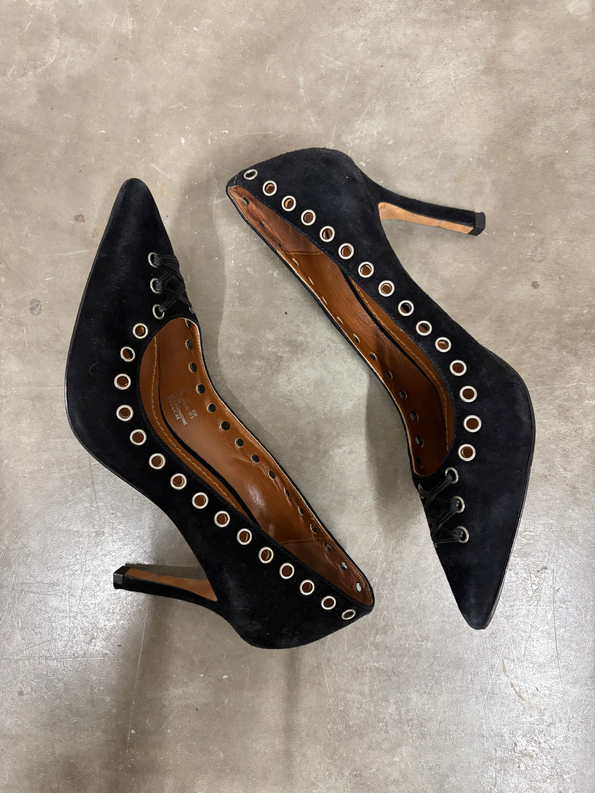 Coach Rivet Black Heels