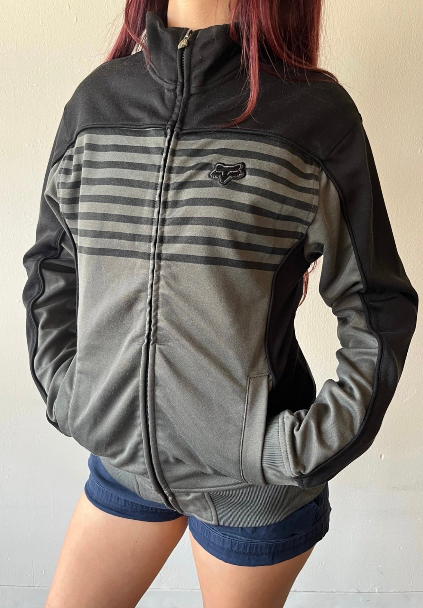 Vintage Fox Racing Zip Up Jacket