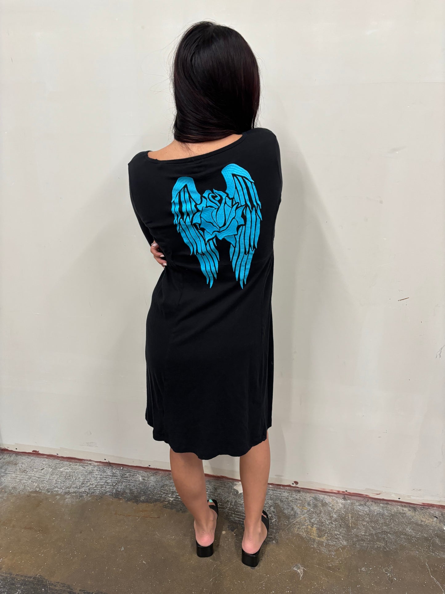 Rose Embroidered Dress